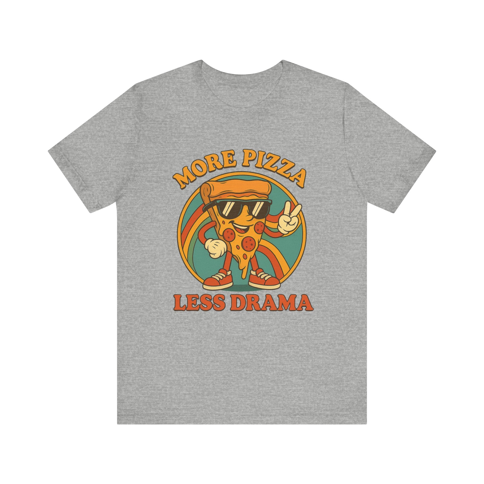 More Pizza Less Drama Shirt – Funny Pizza T-Shirt for Pizza Lovers | Unique Pizza Gifts & Graphic Tees
