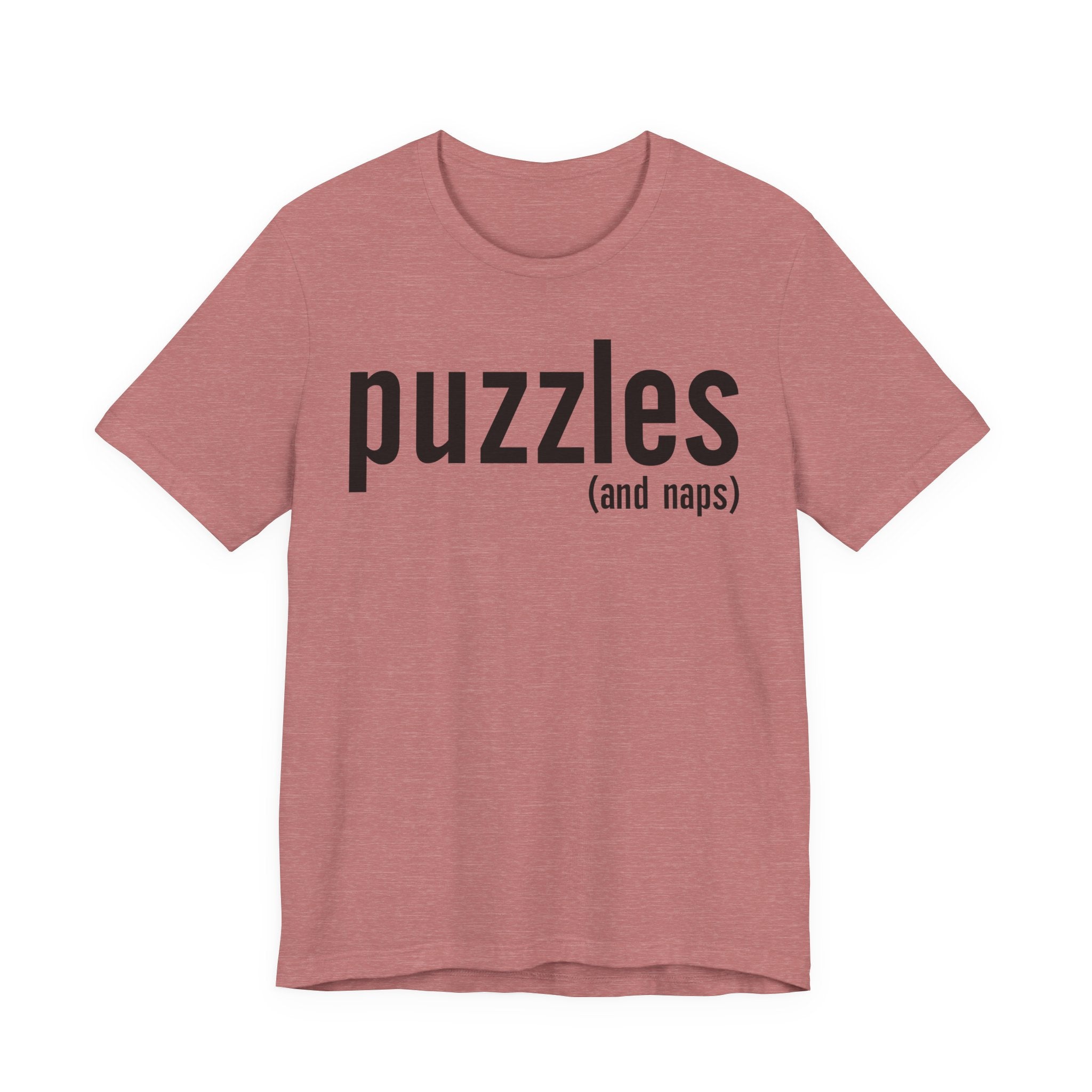 Puzzle and Naps Shirt – Funny Puzzle T-Shirt for Puzzlers, Jigsaw Fans & Puzzle Lovers | Gifts for Puzzle Enthusiasts