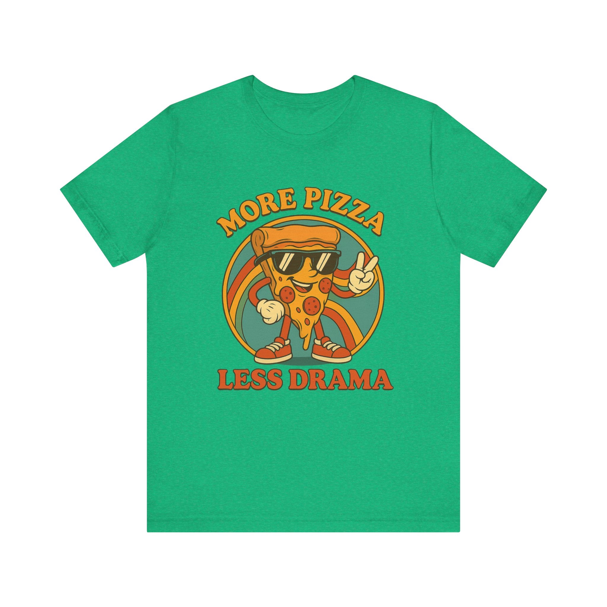 More Pizza Less Drama Shirt – Funny Pizza T-Shirt for Pizza Lovers | Unique Pizza Gifts & Graphic Tees