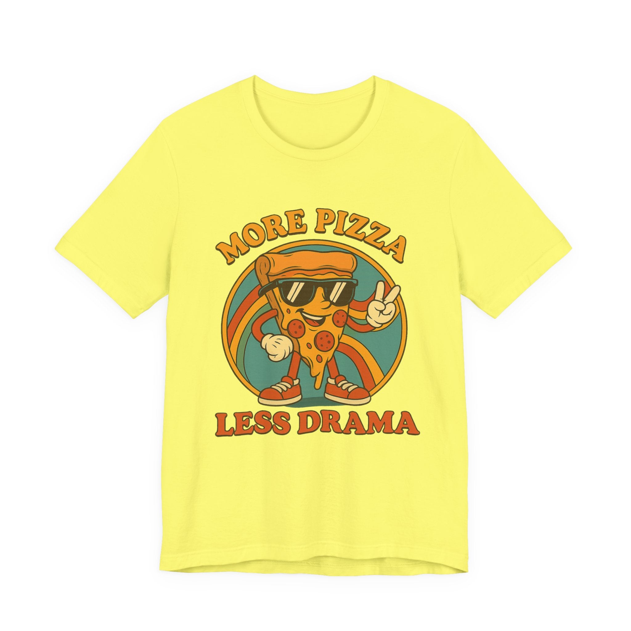 More Pizza Less Drama Shirt – Funny Pizza T-Shirt for Pizza Lovers | Unique Pizza Gifts & Graphic Tees
