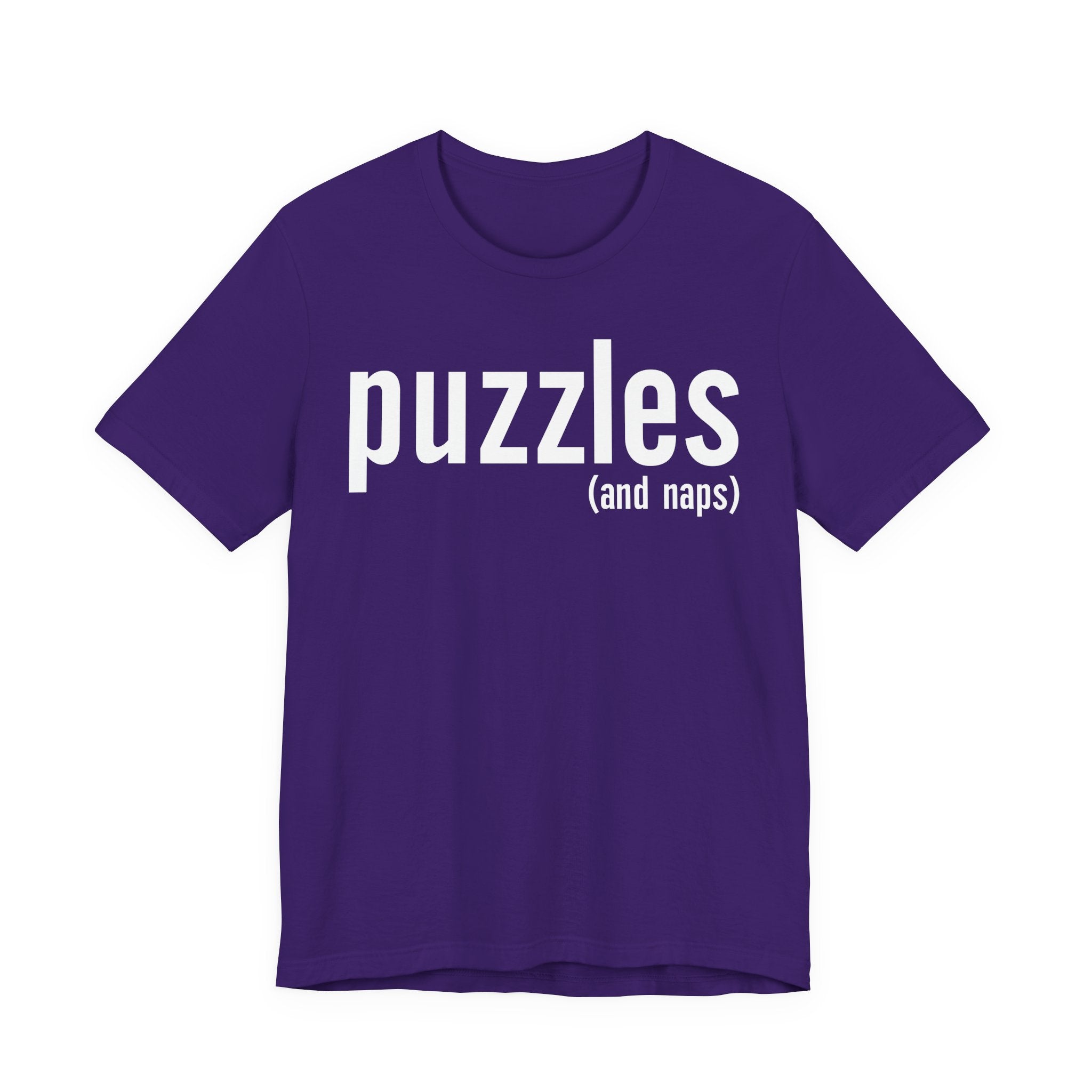 Puzzle and Naps Shirt – Funny Puzzle T-Shirt for Puzzlers, Jigsaw Fans & Puzzle Lovers | Gifts for Puzzle Enthusiasts