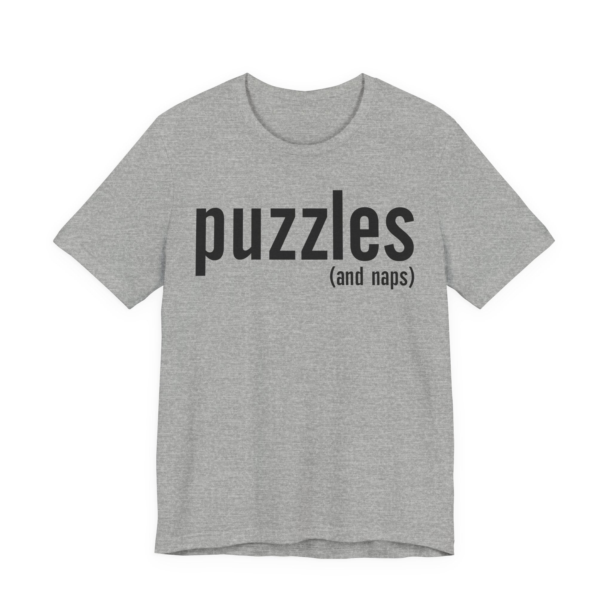 Puzzle and Naps Shirt – Funny Puzzle T-Shirt for Puzzlers, Jigsaw Fans & Puzzle Lovers | Gifts for Puzzle Enthusiasts
