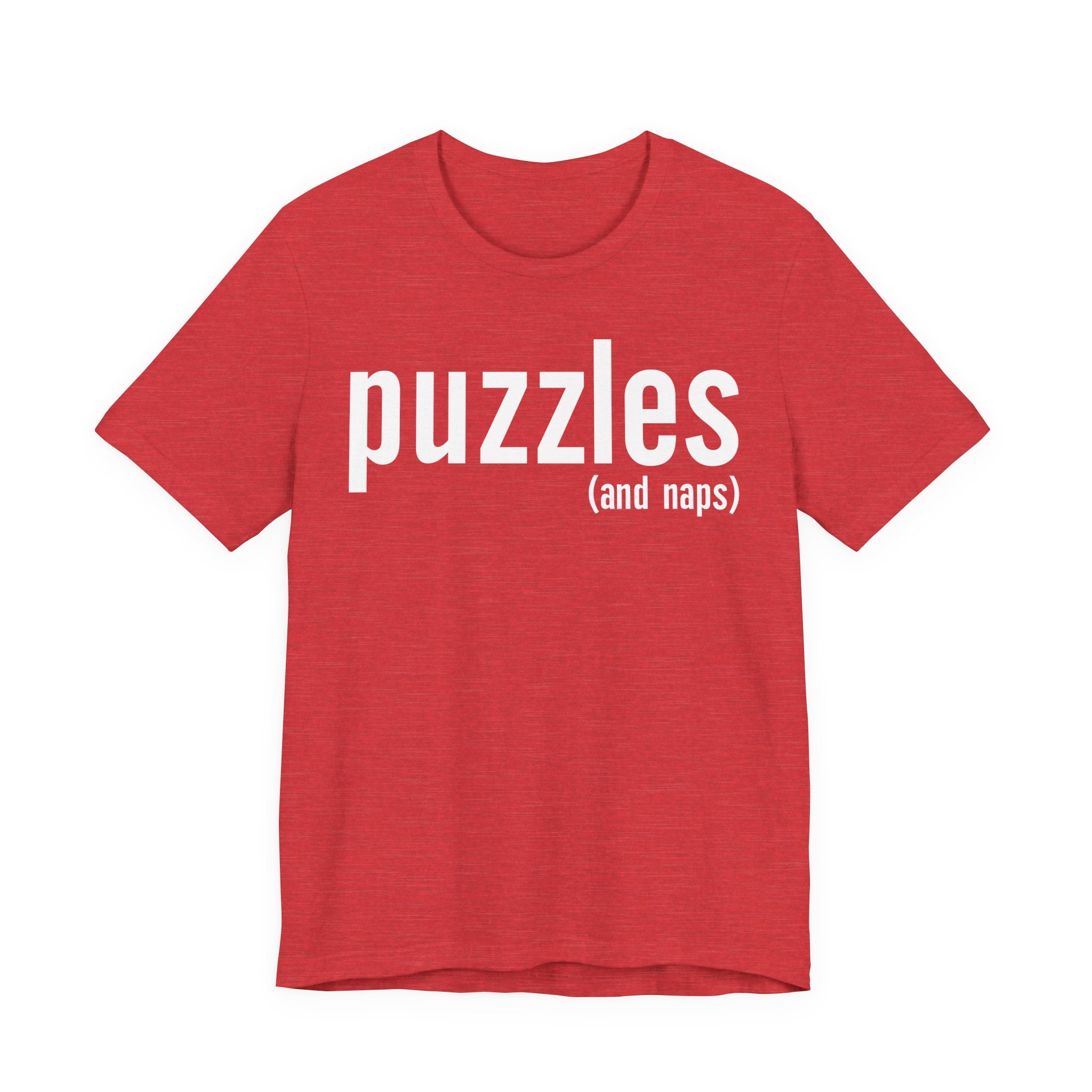 Puzzle and Naps Shirt – Funny Puzzle T-Shirt for Puzzlers, Jigsaw Fans & Puzzle Lovers | Gifts for Puzzle Enthusiasts
