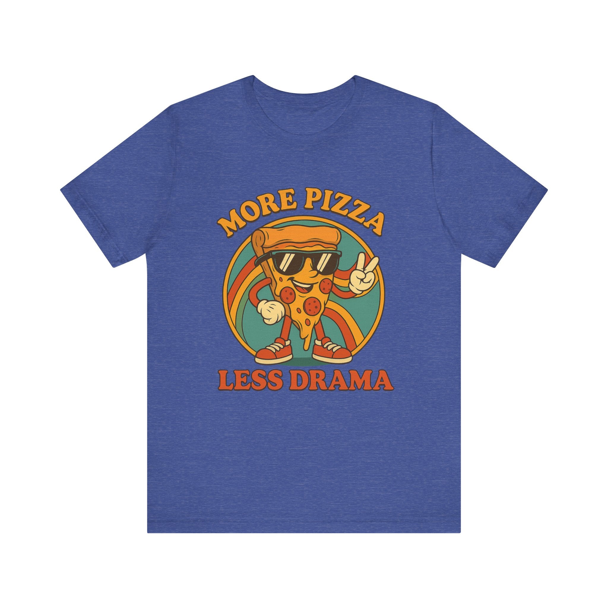 More Pizza Less Drama Shirt – Funny Pizza T-Shirt for Pizza Lovers | Unique Pizza Gifts & Graphic Tees