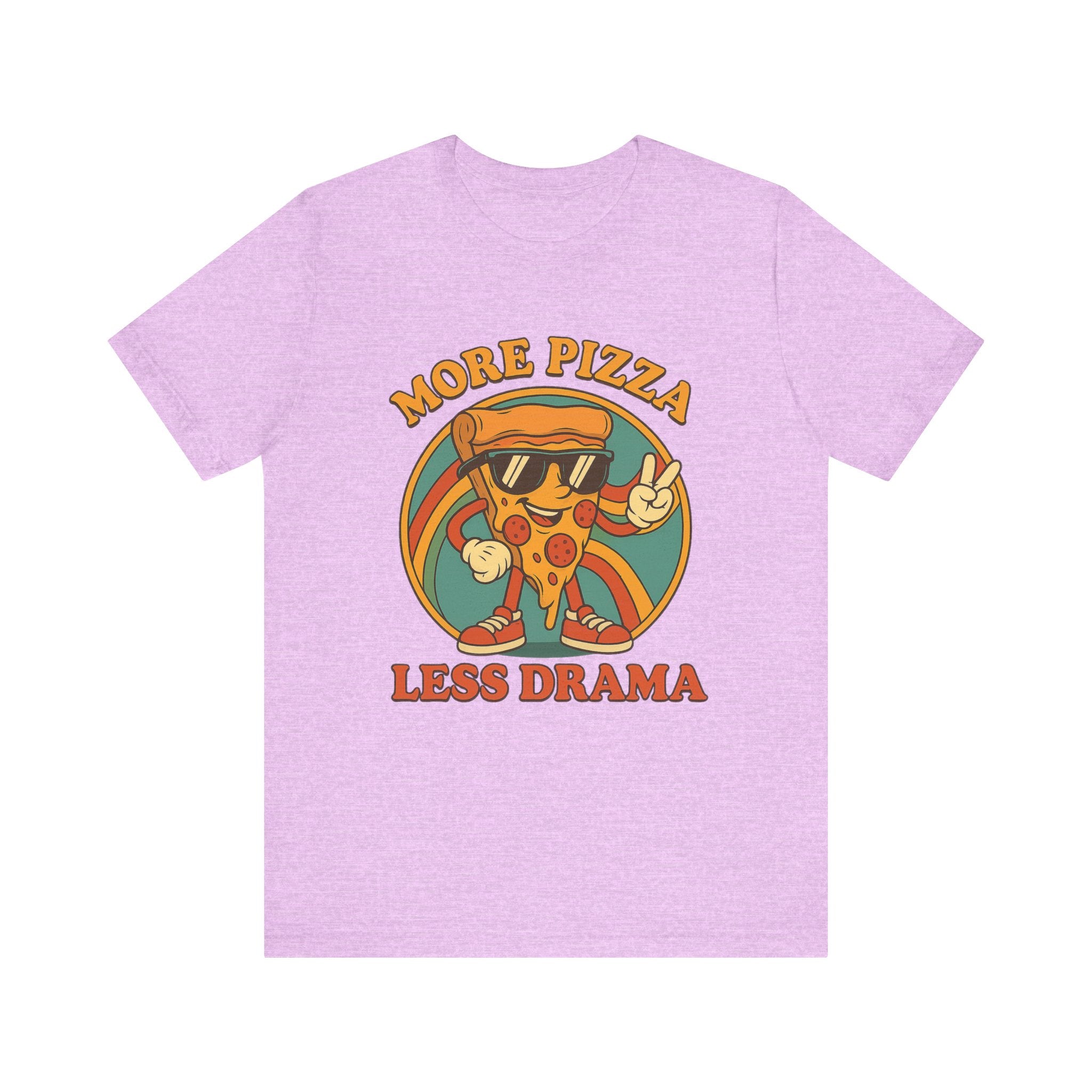 More Pizza Less Drama Shirt – Funny Pizza T-Shirt for Pizza Lovers | Unique Pizza Gifts & Graphic Tees