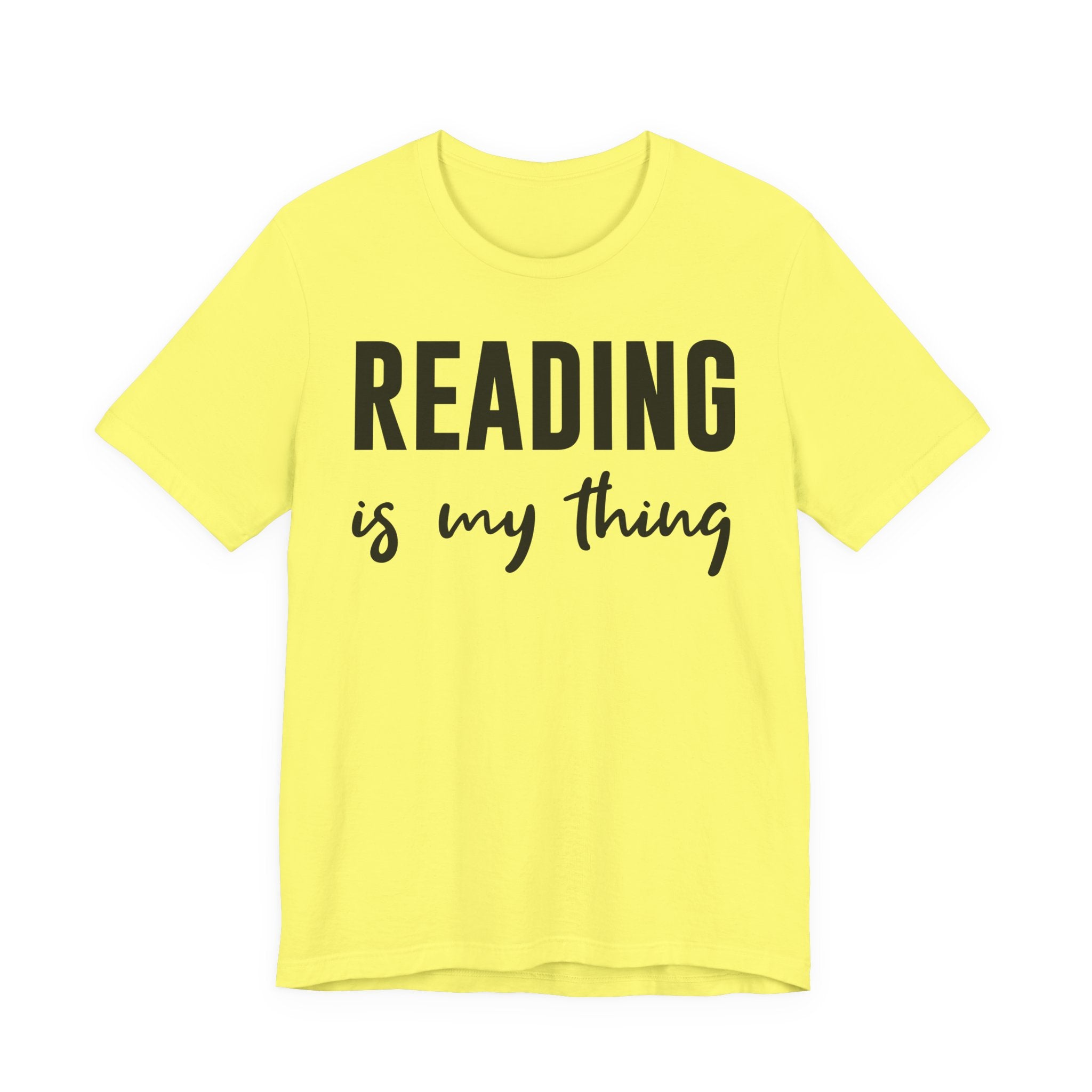 Reading Is My Thing Shirt – Bookworm Gift Tee for Book Nerds, Bibliophiles & Book Club Readers | Funny Reading T-Shirt T-Shirt