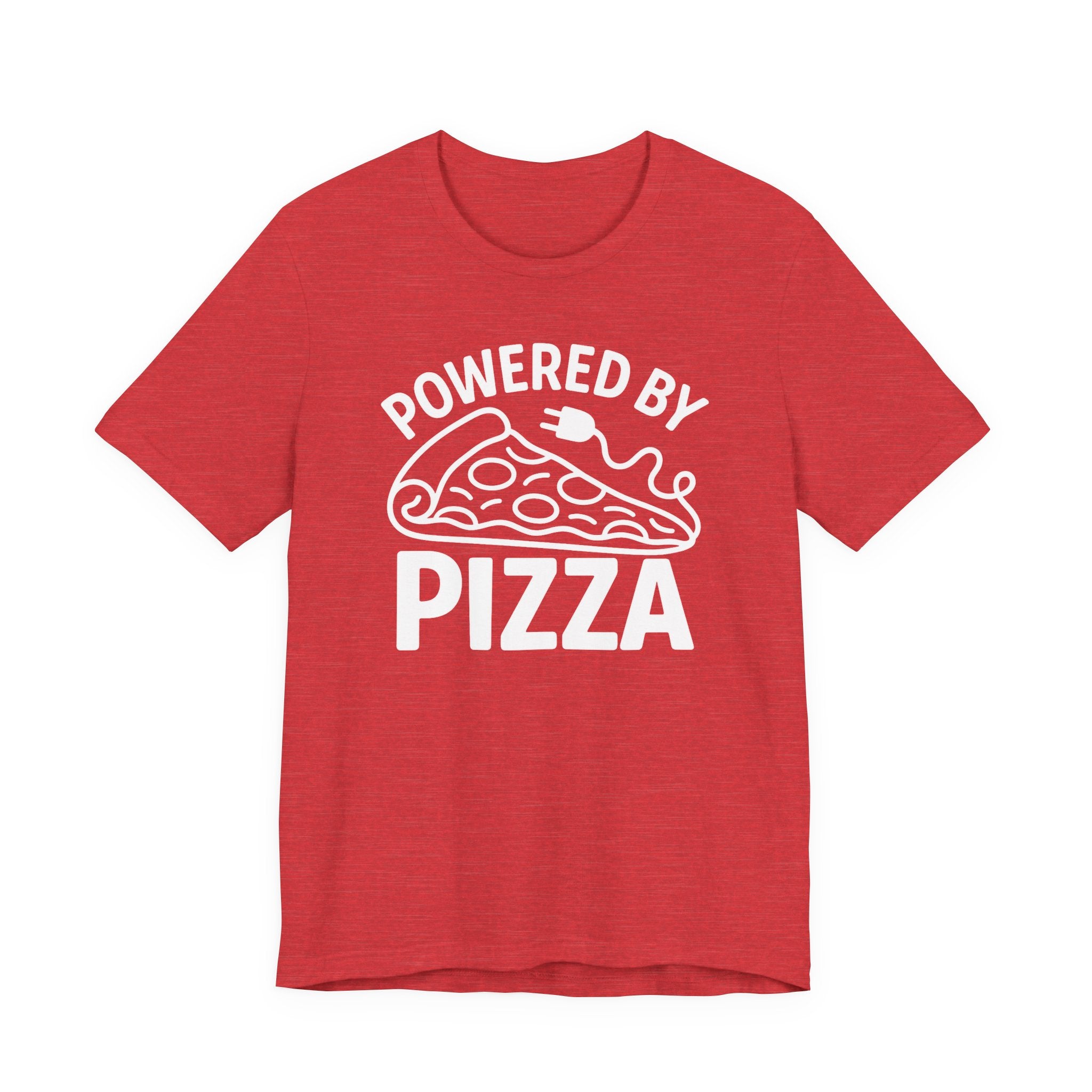 Powered by Pizza Shirt – Funny Pizza T-Shirt for Pizza Lovers | Unique Pizza Gifts & Graphic Tees T-Shirt