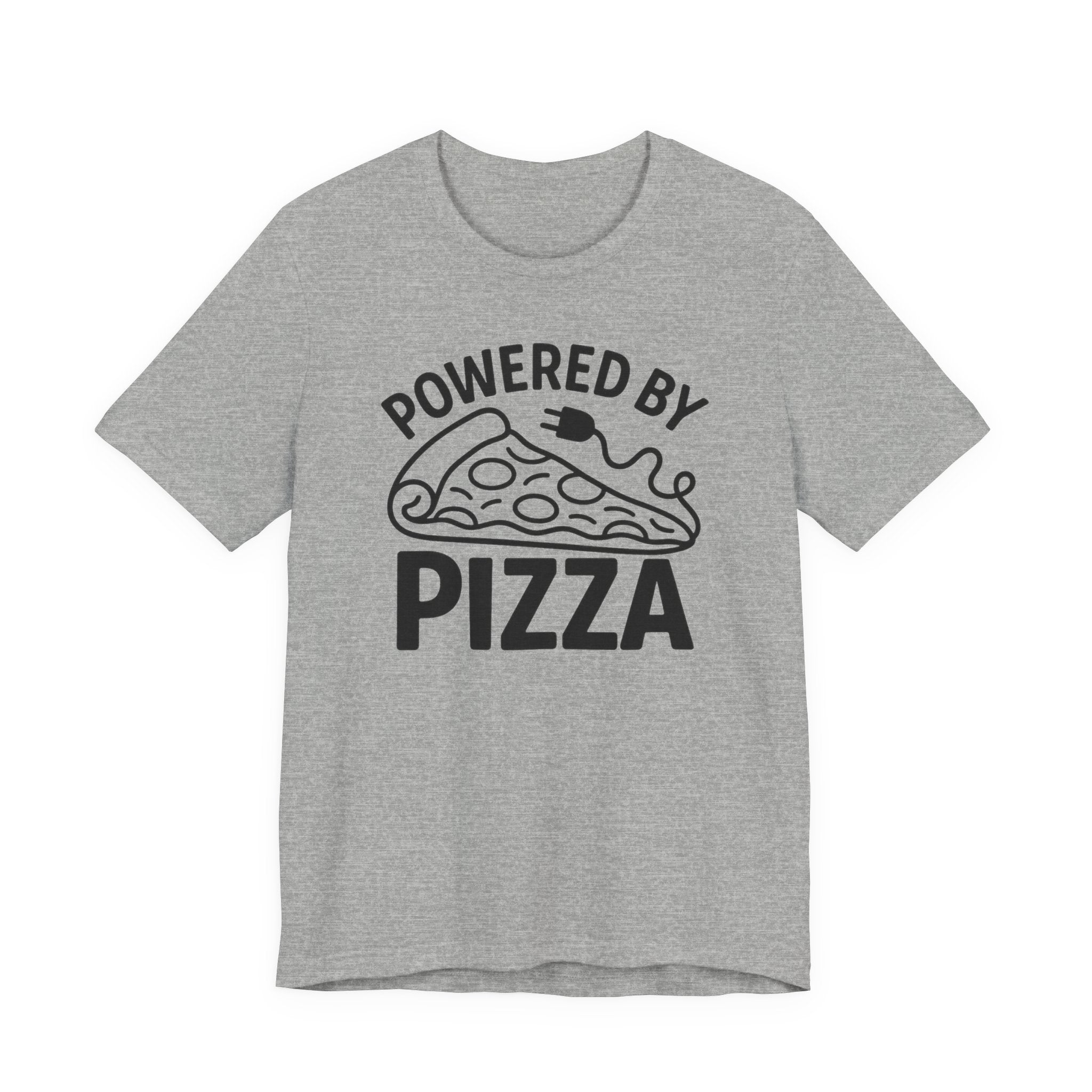Powered by Pizza Shirt – Funny Pizza T-Shirt for Pizza Lovers | Unique Pizza Gifts & Graphic Tees T-Shirt