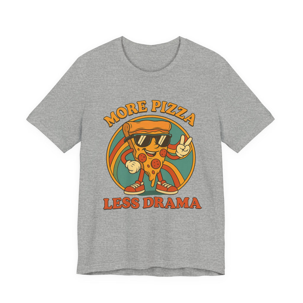 More Pizza Less Drama Shirt – Funny Pizza T-Shirt for Pizza Lovers | Unique Pizza Gifts & Graphic Tees