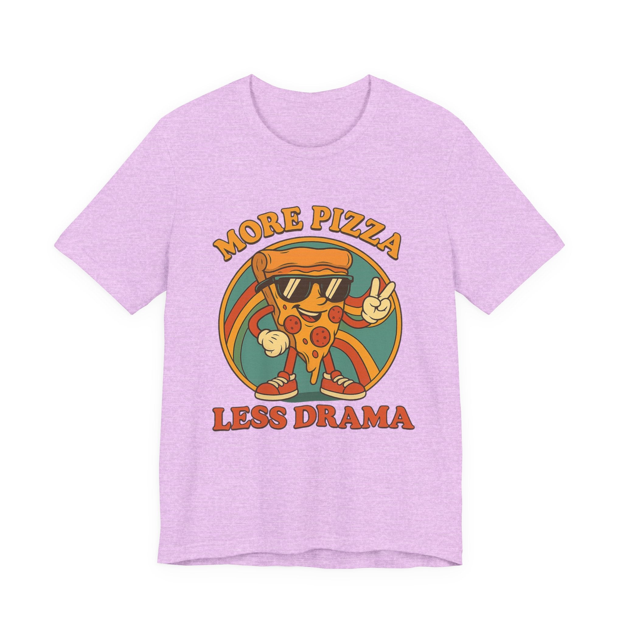 More Pizza Less Drama Shirt – Funny Pizza T-Shirt for Pizza Lovers | Unique Pizza Gifts & Graphic Tees