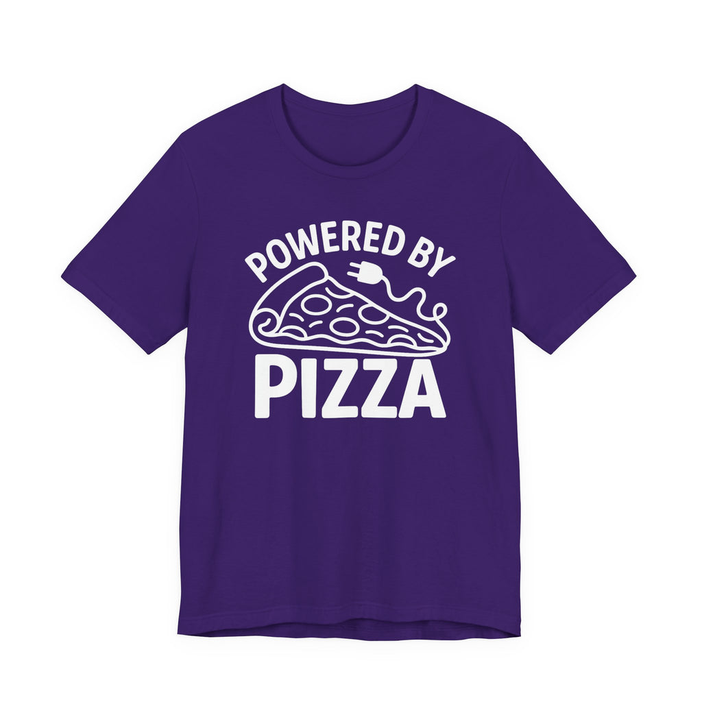 Powered by Pizza Shirt – Funny Pizza T-Shirt for Pizza Lovers | Unique Pizza Gifts & Graphic Tees T-Shirt