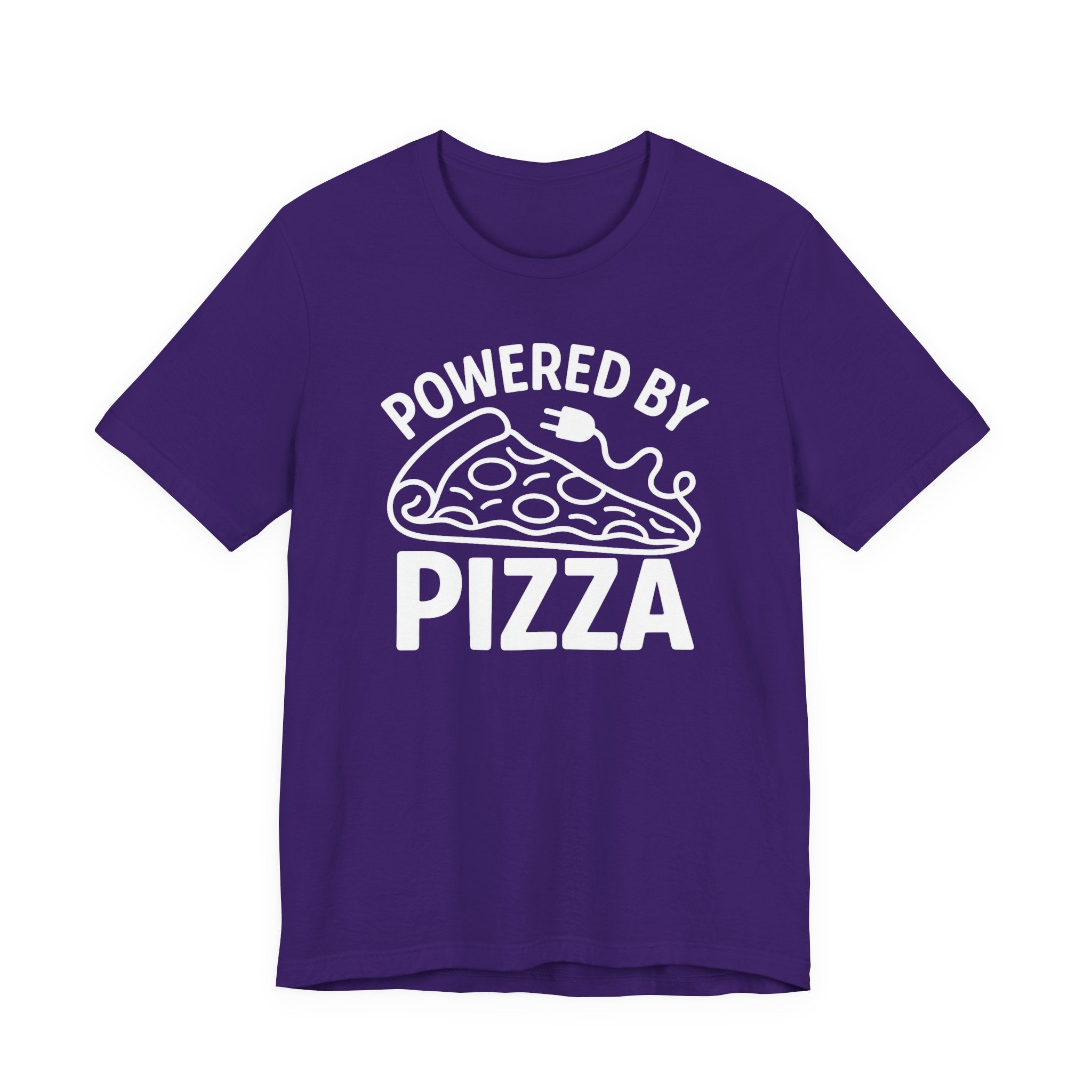 Powered by Pizza Shirt – Funny Pizza T-Shirt for Pizza Lovers | Unique Pizza Gifts & Graphic Tees T-Shirt