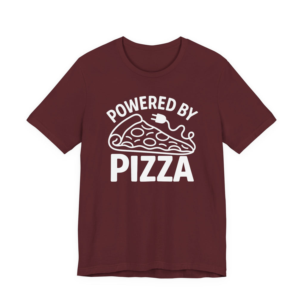 Powered by Pizza Shirt – Funny Pizza T-Shirt for Pizza Lovers | Unique Pizza Gifts & Graphic Tees T-Shirt