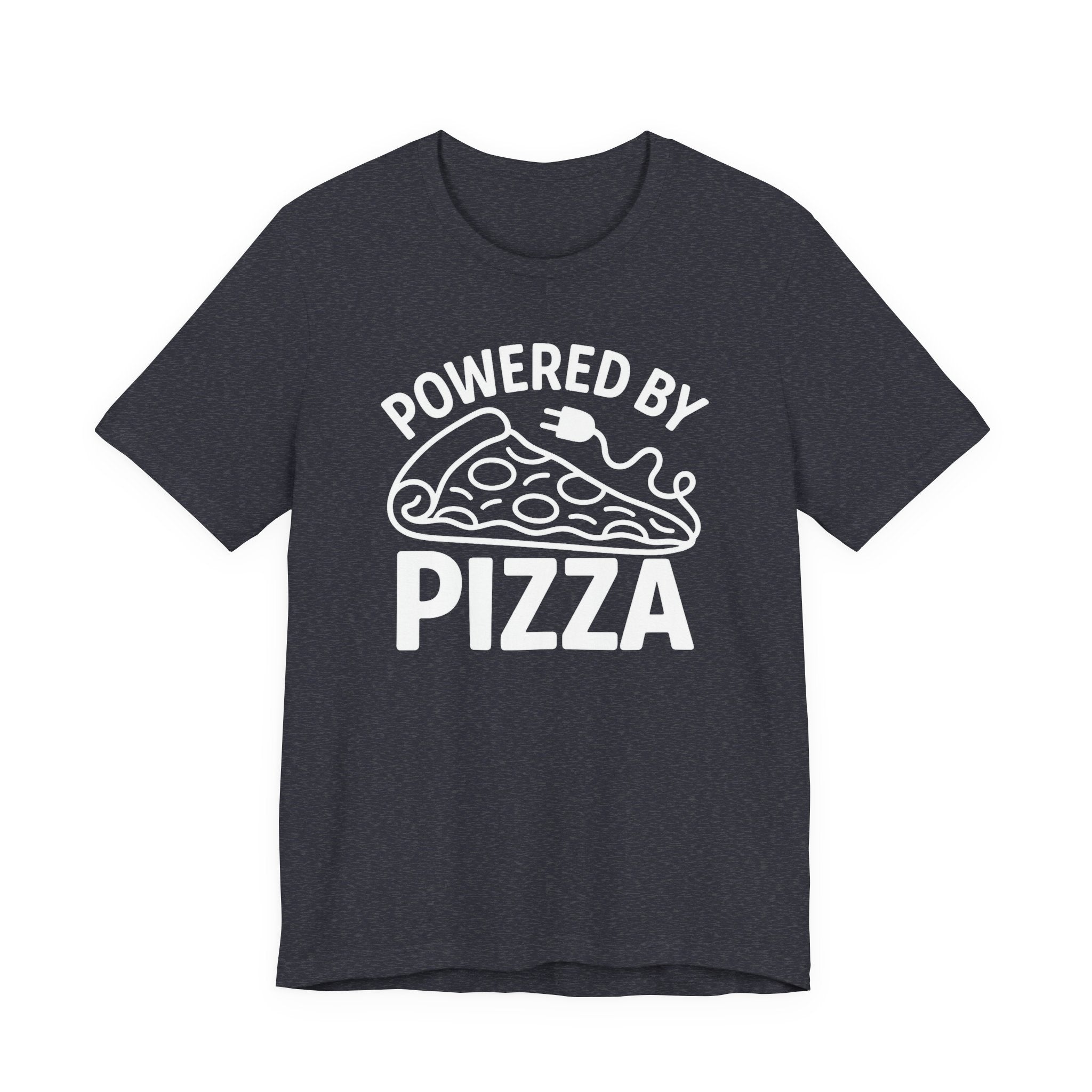Powered by Pizza Shirt – Funny Pizza T-Shirt for Pizza Lovers | Unique Pizza Gifts & Graphic Tees T-Shirt