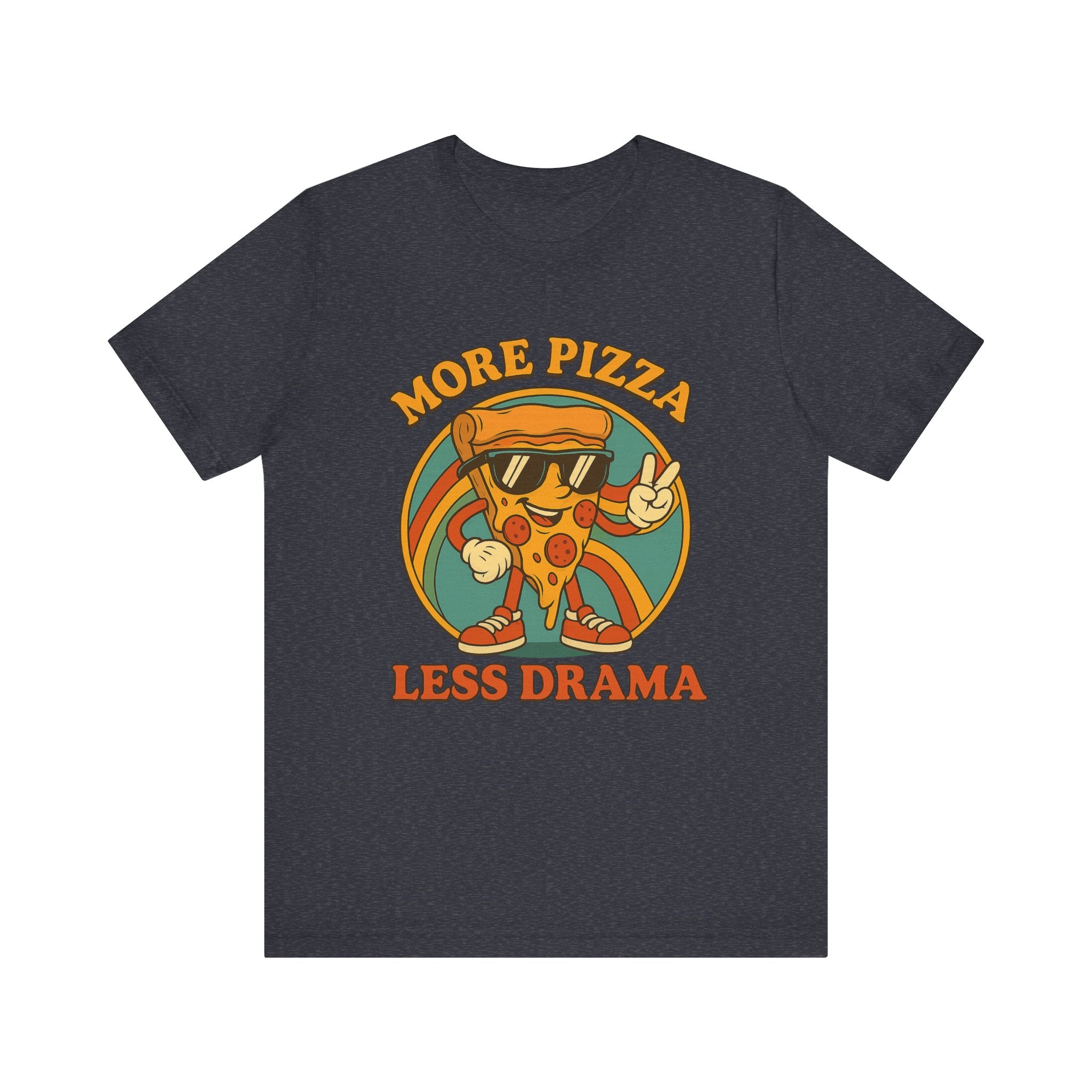 More Pizza Less Drama Shirt – Funny Pizza T-Shirt for Pizza Lovers | Unique Pizza Gifts & Graphic Tees