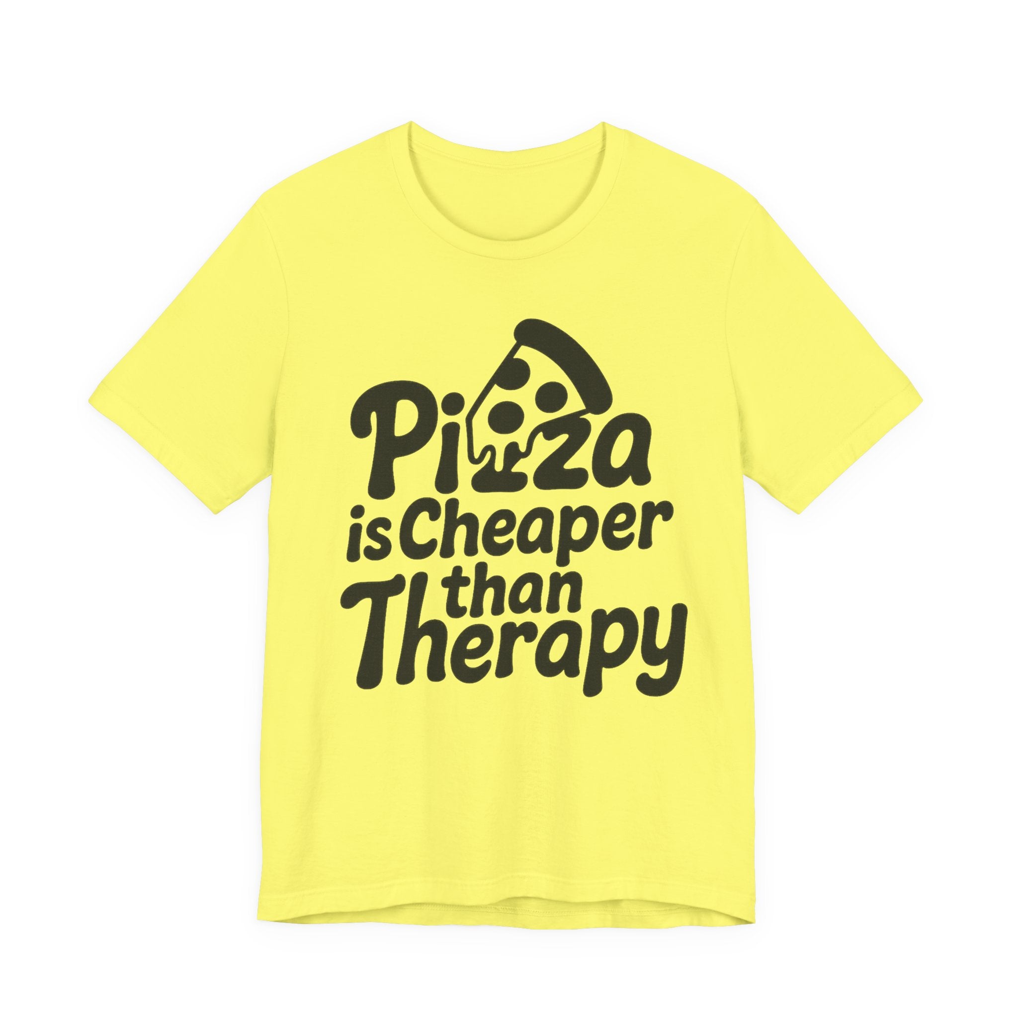 Pizza Is Cheaper Than Therapy Shirt – Funny Pizza T-Shirt for Pizza Lovers | Unique Pizza Gifts & Graphic Tees