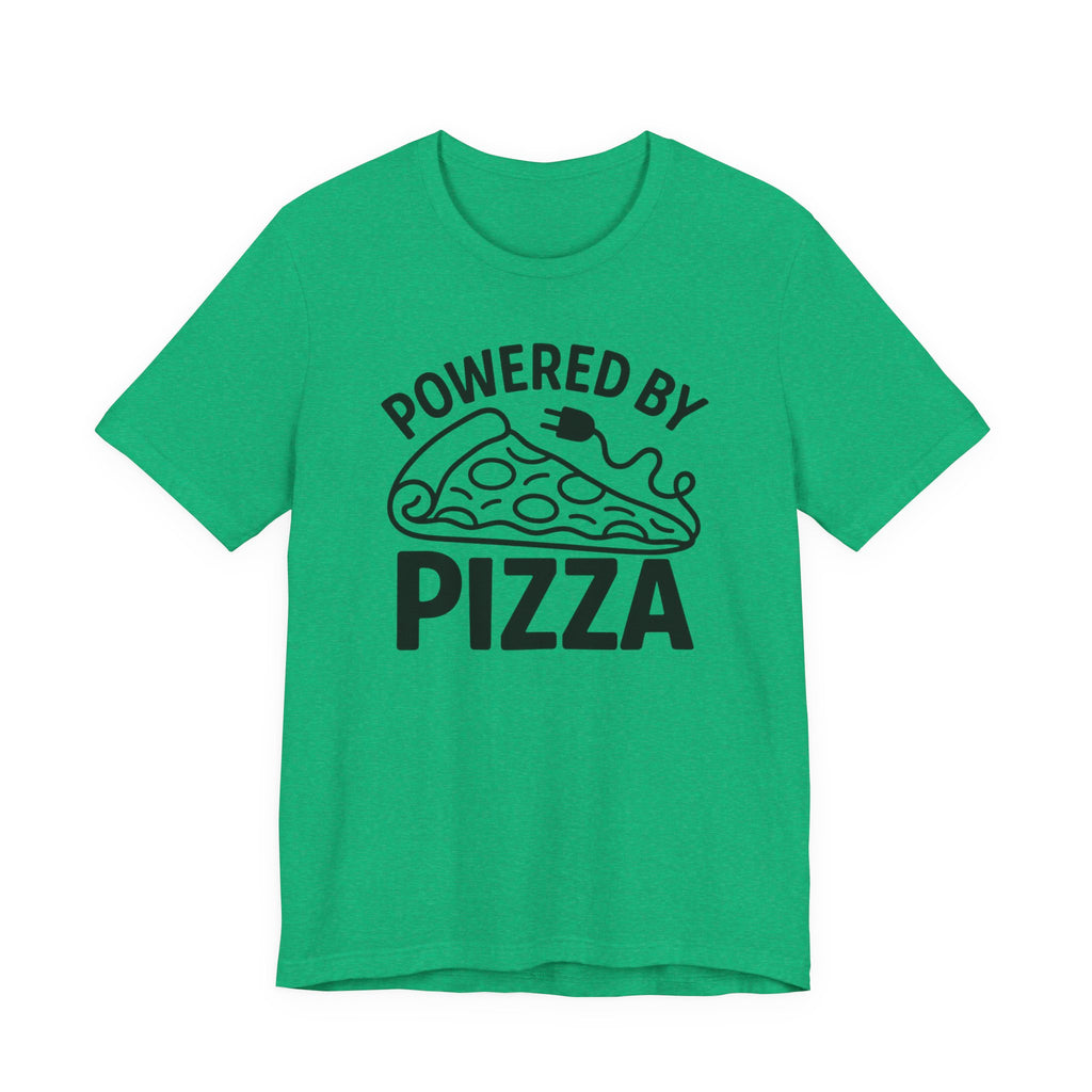 Powered by Pizza Shirt – Funny Pizza T-Shirt for Pizza Lovers | Unique Pizza Gifts & Graphic Tees T-Shirt