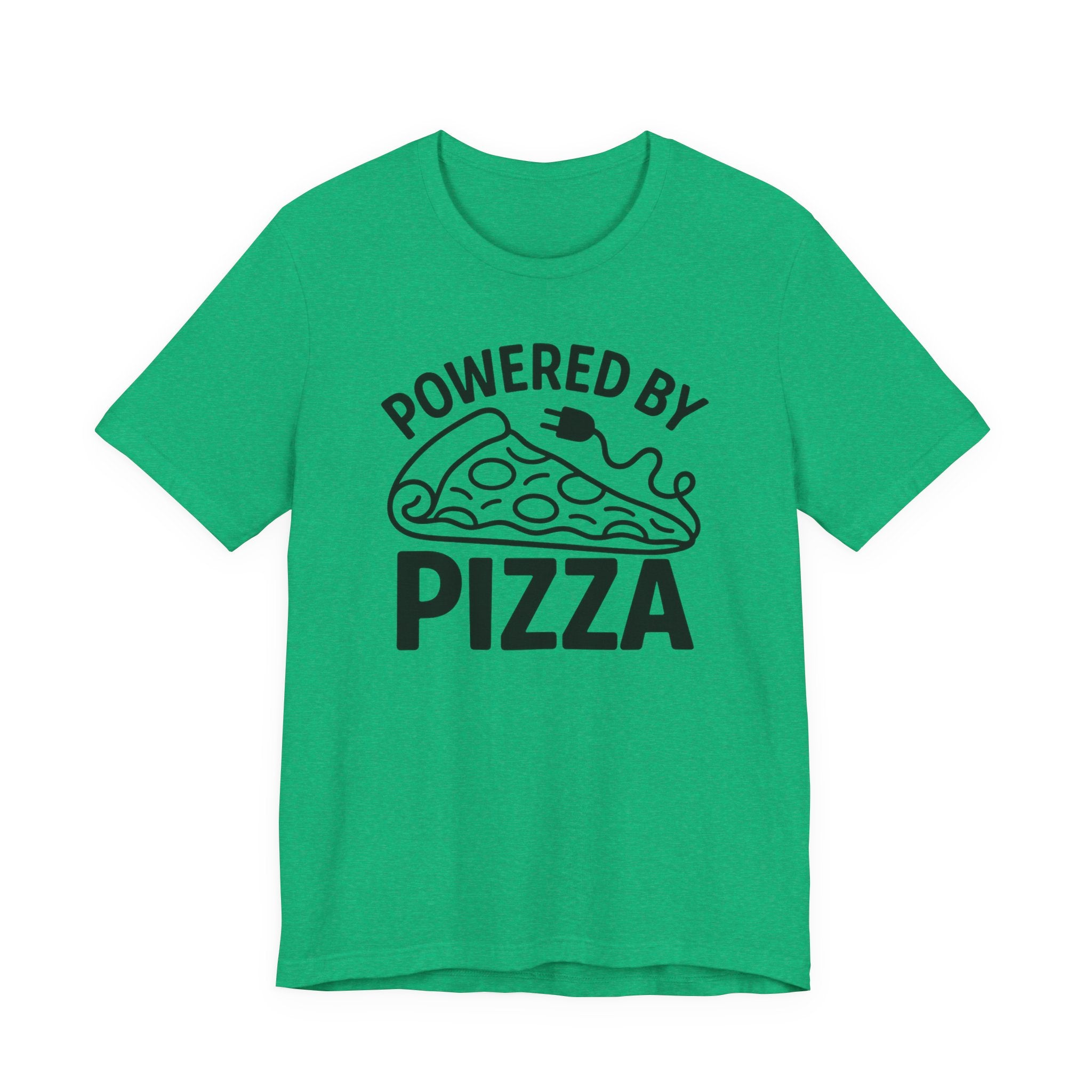 Powered by Pizza Shirt – Funny Pizza T-Shirt for Pizza Lovers | Unique Pizza Gifts & Graphic Tees T-Shirt