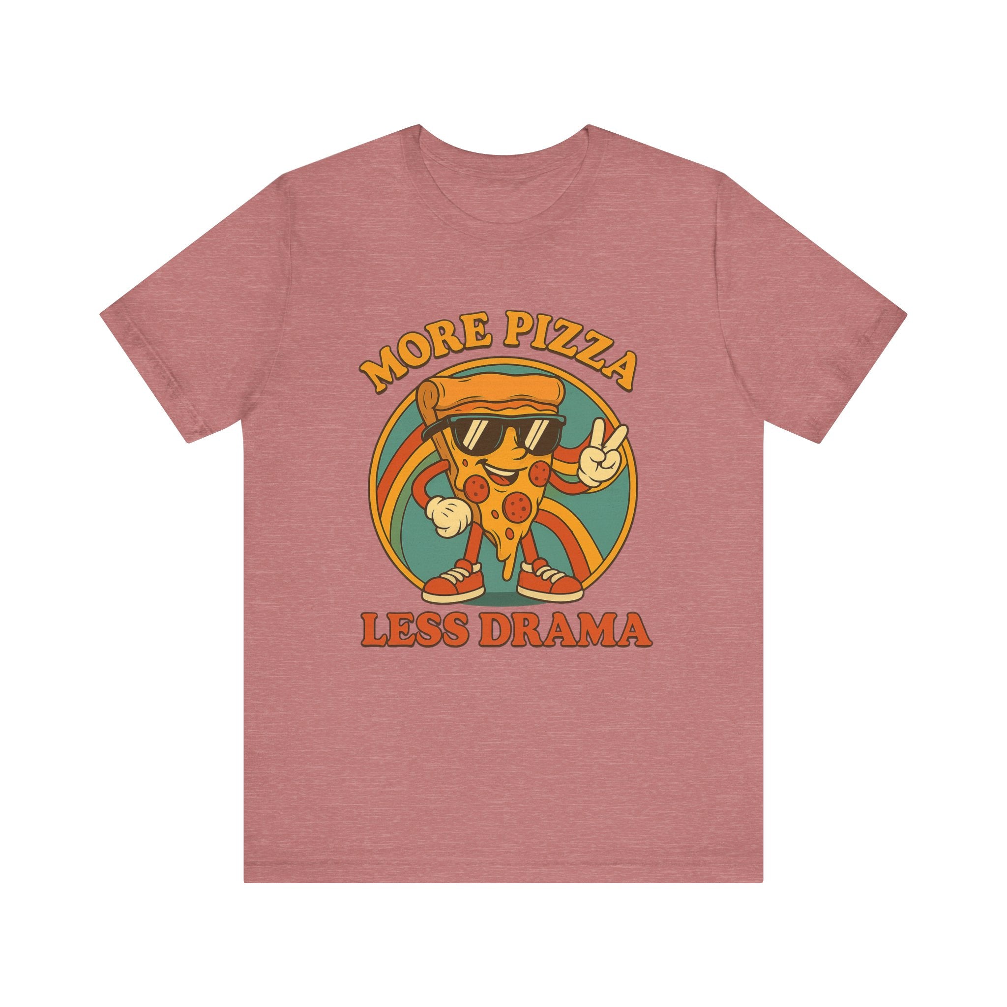 More Pizza Less Drama Shirt – Funny Pizza T-Shirt for Pizza Lovers | Unique Pizza Gifts & Graphic Tees