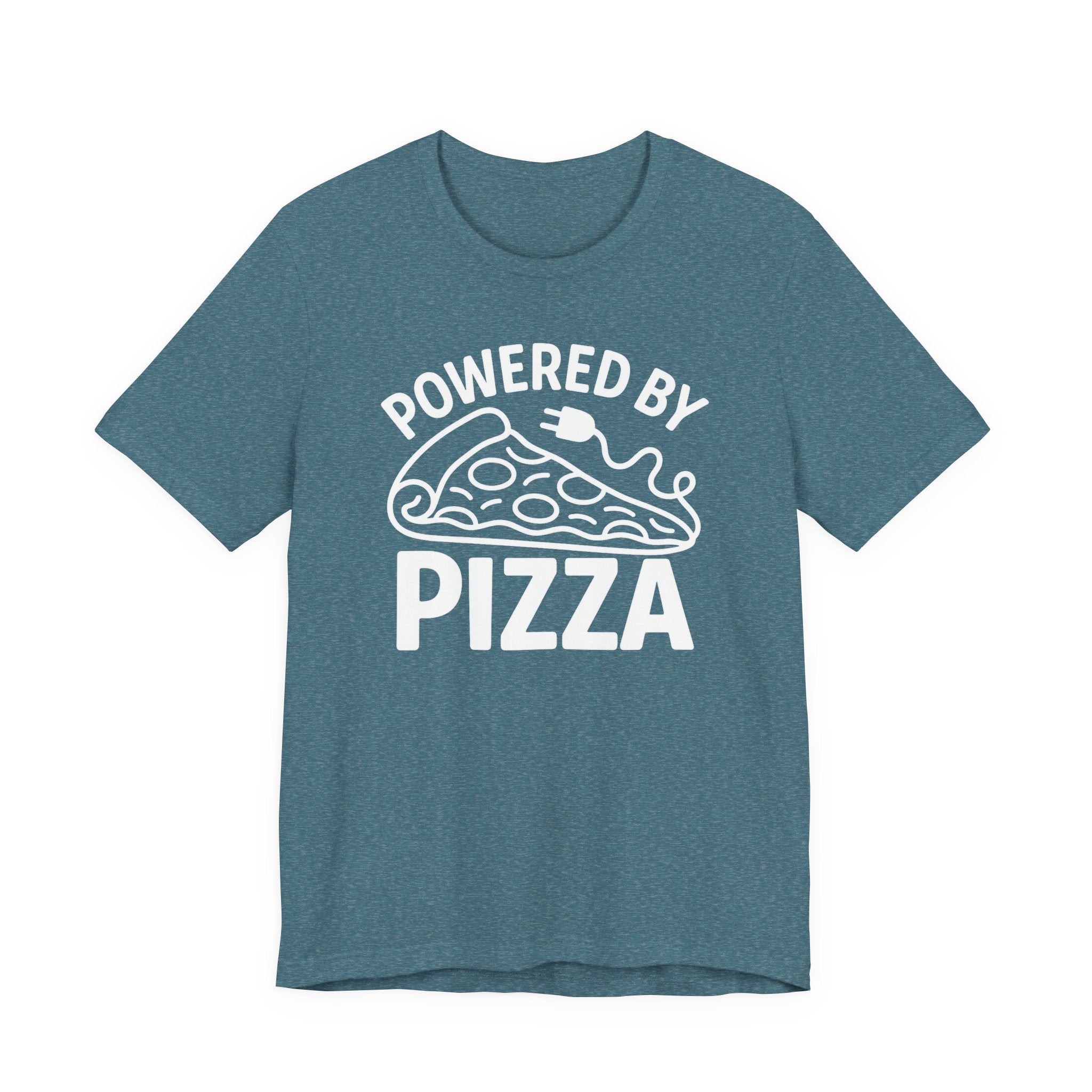 Powered by Pizza Shirt – Funny Pizza T-Shirt for Pizza Lovers | Unique Pizza Gifts & Graphic Tees T-Shirt