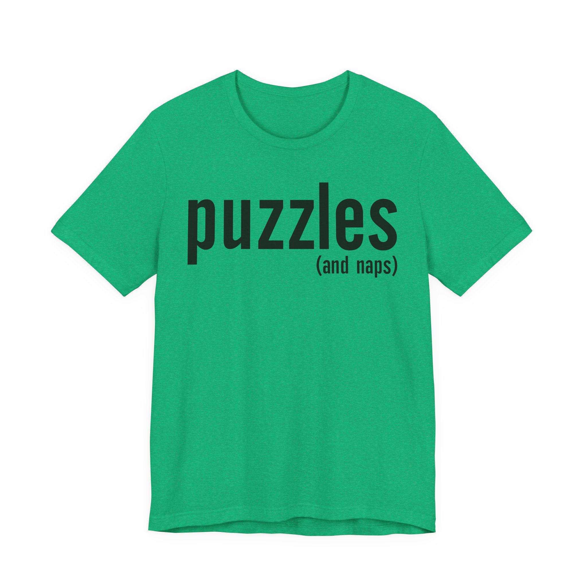 Puzzle and Naps Shirt – Funny Puzzle T-Shirt for Puzzlers, Jigsaw Fans & Puzzle Lovers | Gifts for Puzzle Enthusiasts