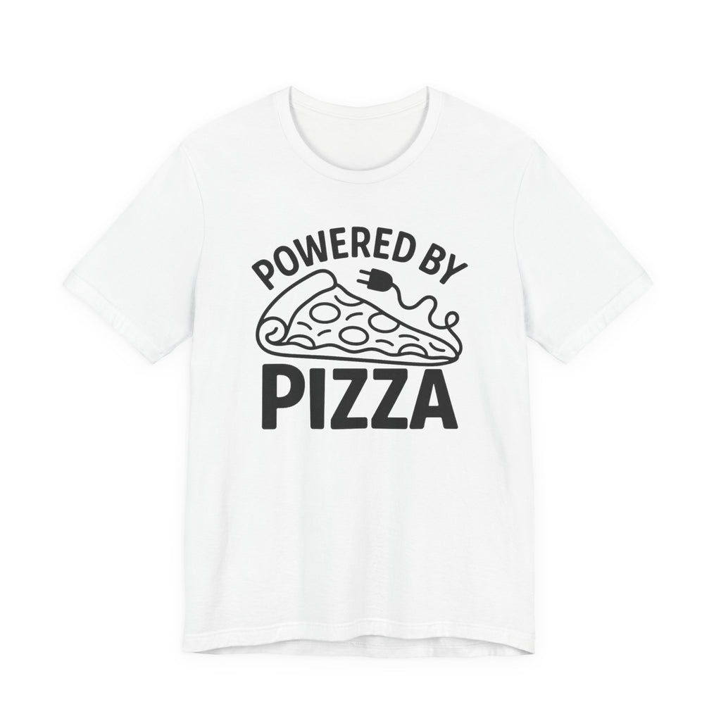 Powered by Pizza Shirt – Funny Pizza T-Shirt for Pizza Lovers | Unique Pizza Gifts & Graphic Tees T-Shirt