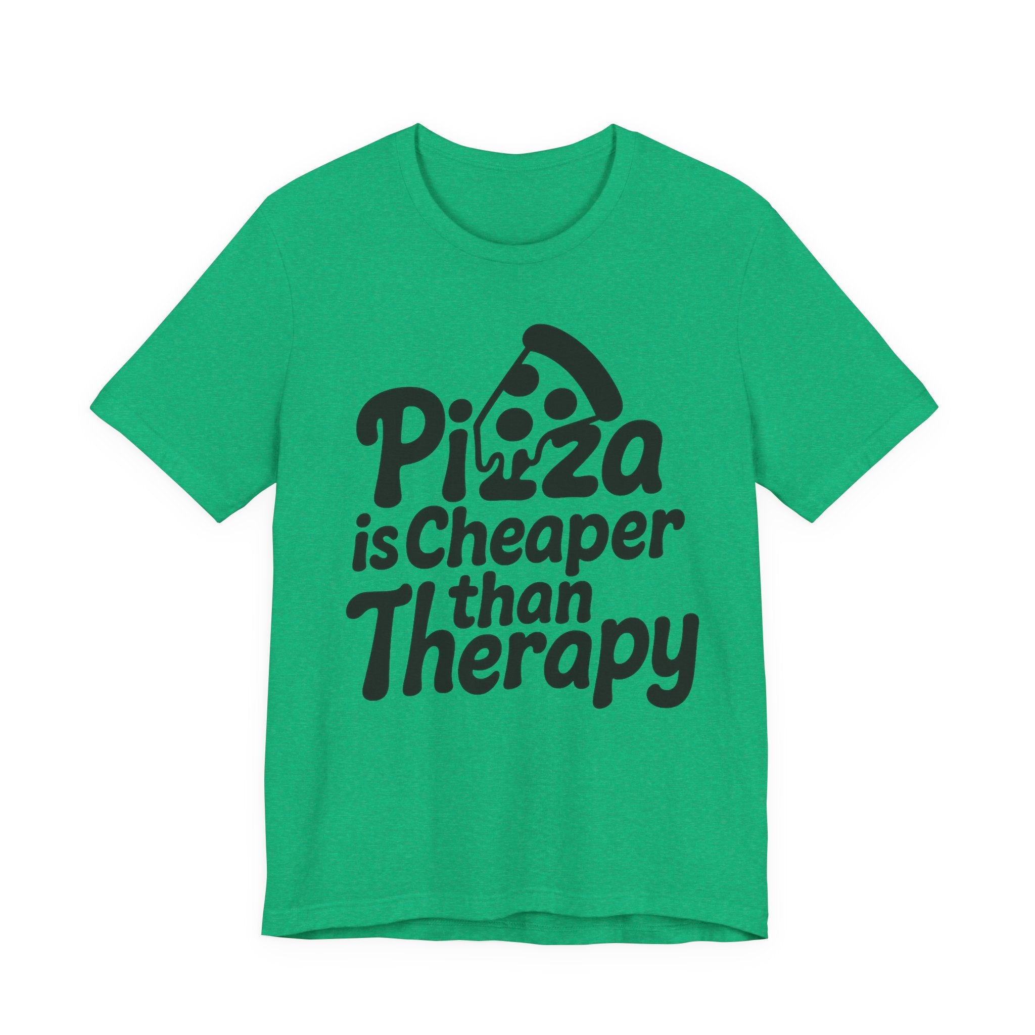 Pizza Is Cheaper Than Therapy Shirt – Funny Pizza T-Shirt for Pizza Lovers | Unique Pizza Gifts & Graphic Tees