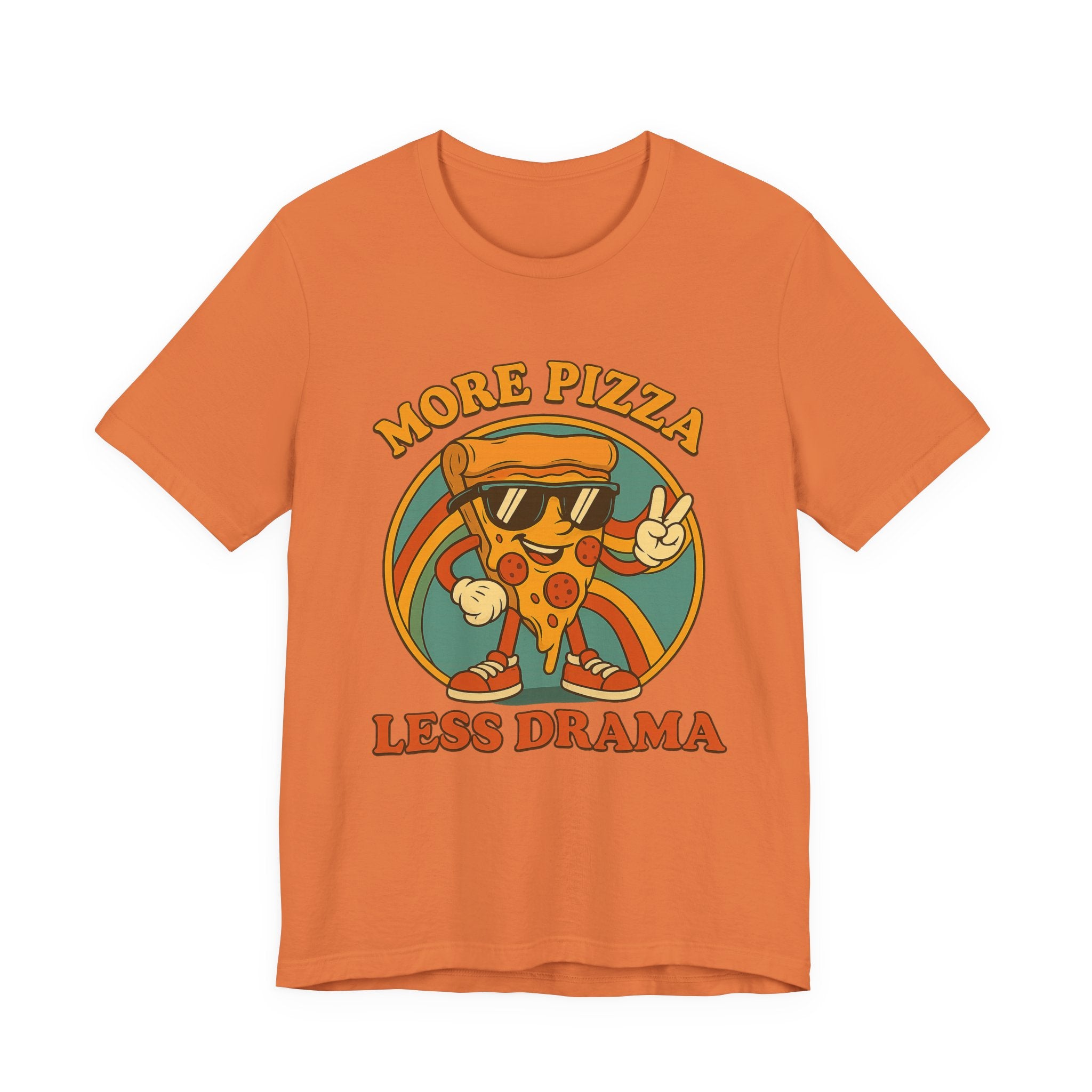 More Pizza Less Drama Shirt – Funny Pizza T-Shirt for Pizza Lovers | Unique Pizza Gifts & Graphic Tees