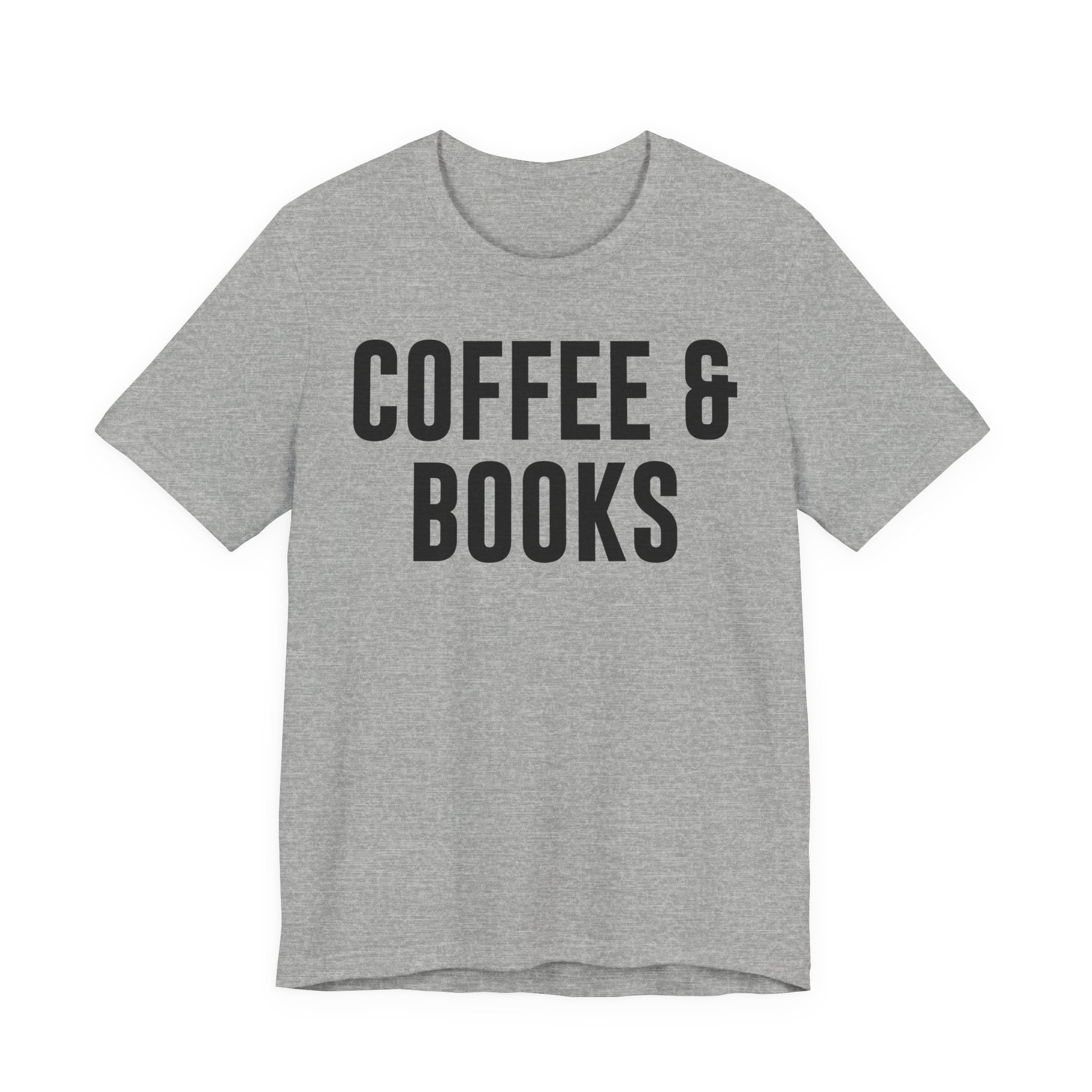 Coffee and Books T-Shirt – Book Lover & Coffee Shirt Gift for Bookworms, Book Nerds, Bibliophiles & Book Club Members T-Shirt