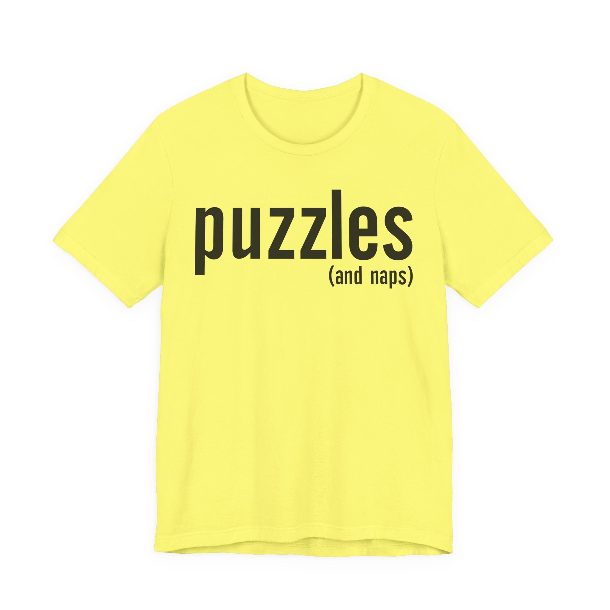 Puzzle and Naps Shirt – Funny Puzzle T-Shirt for Puzzlers, Jigsaw Fans & Puzzle Lovers | Gifts for Puzzle Enthusiasts
