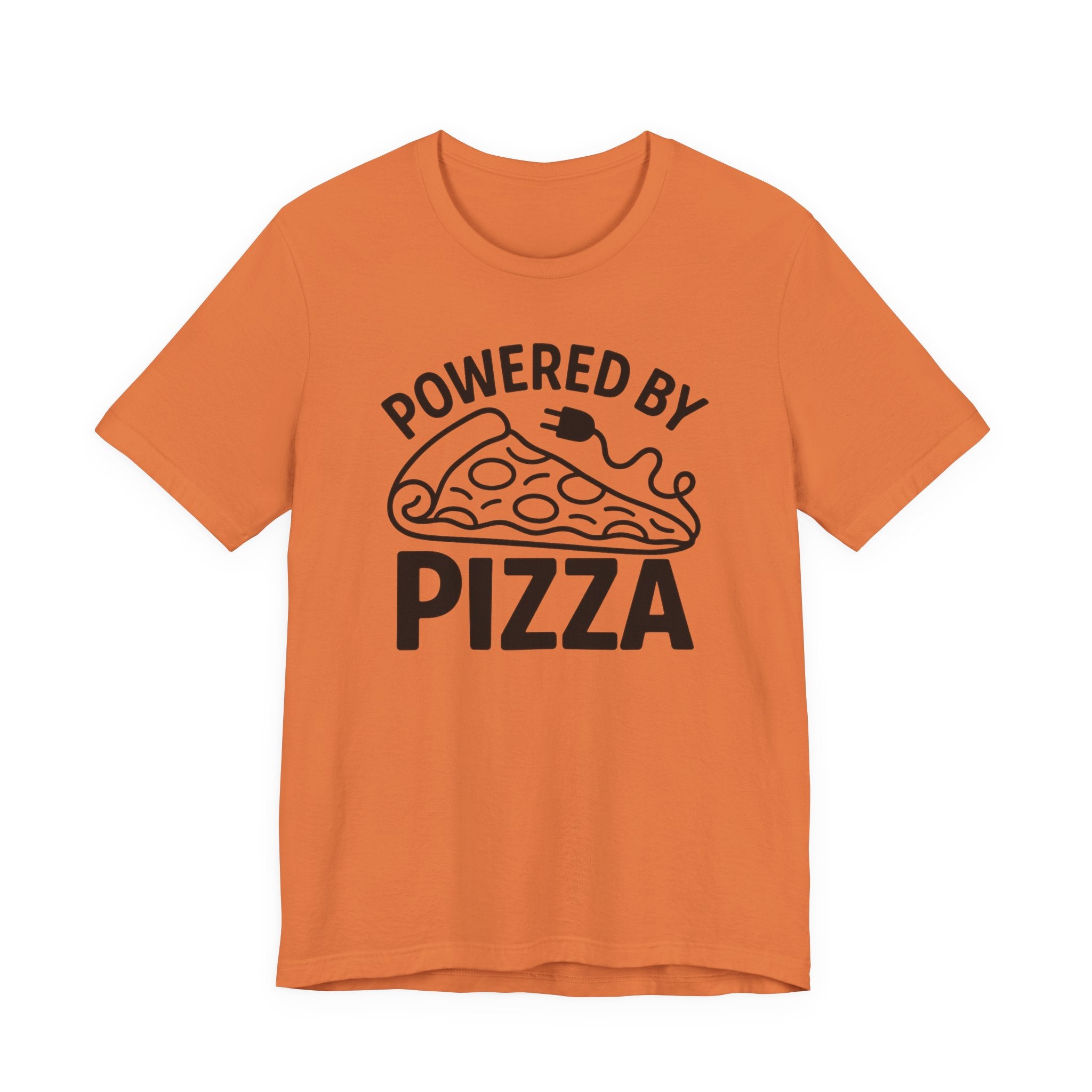 Powered by Pizza Shirt – Funny Pizza T-Shirt for Pizza Lovers | Unique Pizza Gifts & Graphic Tees T-Shirt