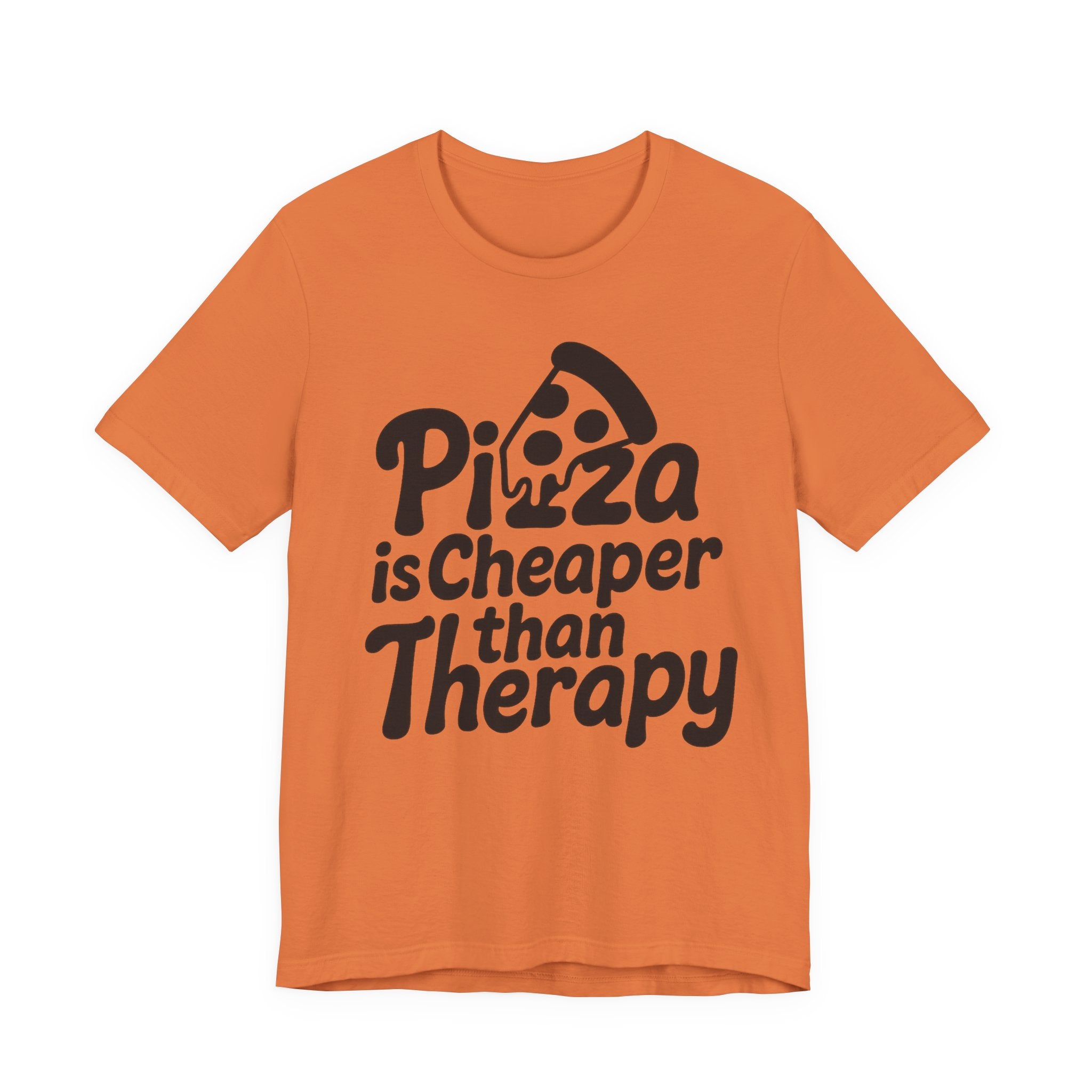 Pizza Is Cheaper Than Therapy Shirt – Funny Pizza T-Shirt for Pizza Lovers | Unique Pizza Gifts & Graphic Tees