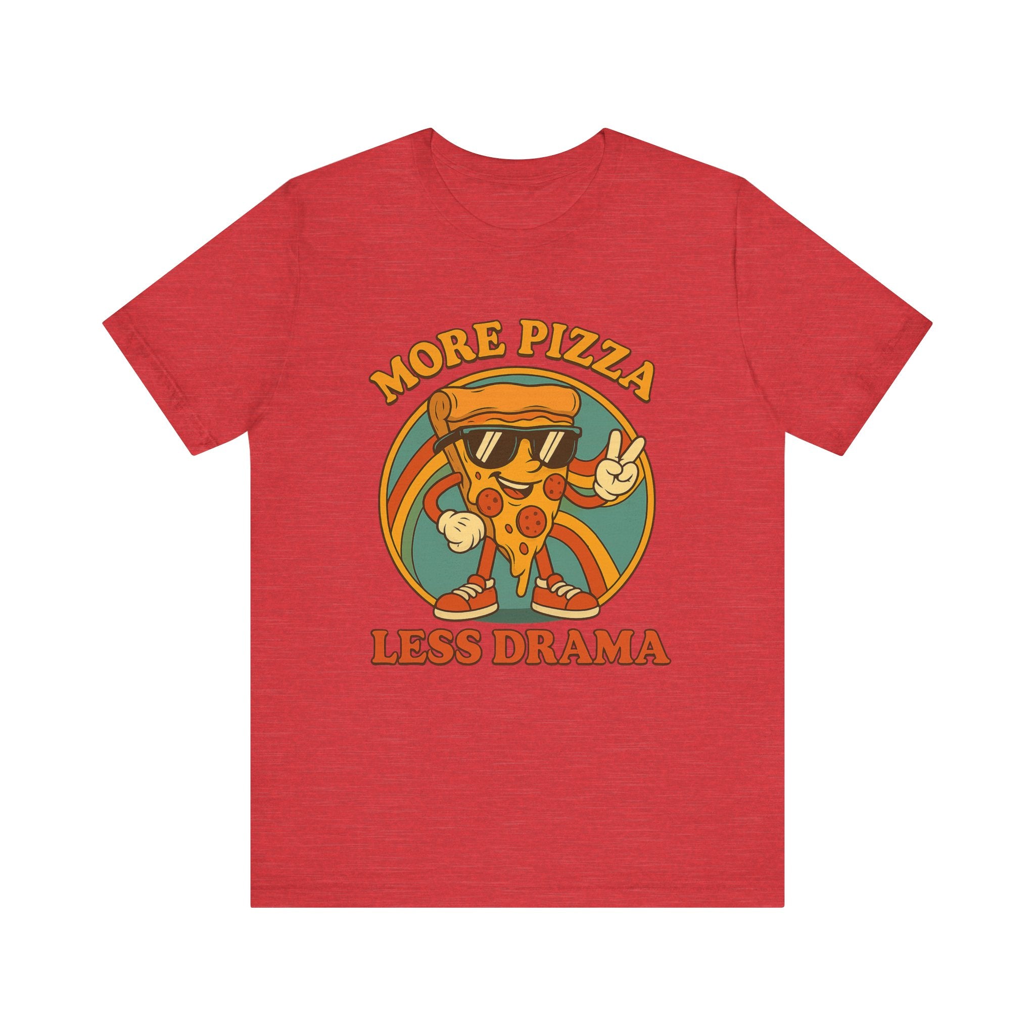 More Pizza Less Drama Shirt – Funny Pizza T-Shirt for Pizza Lovers | Unique Pizza Gifts & Graphic Tees