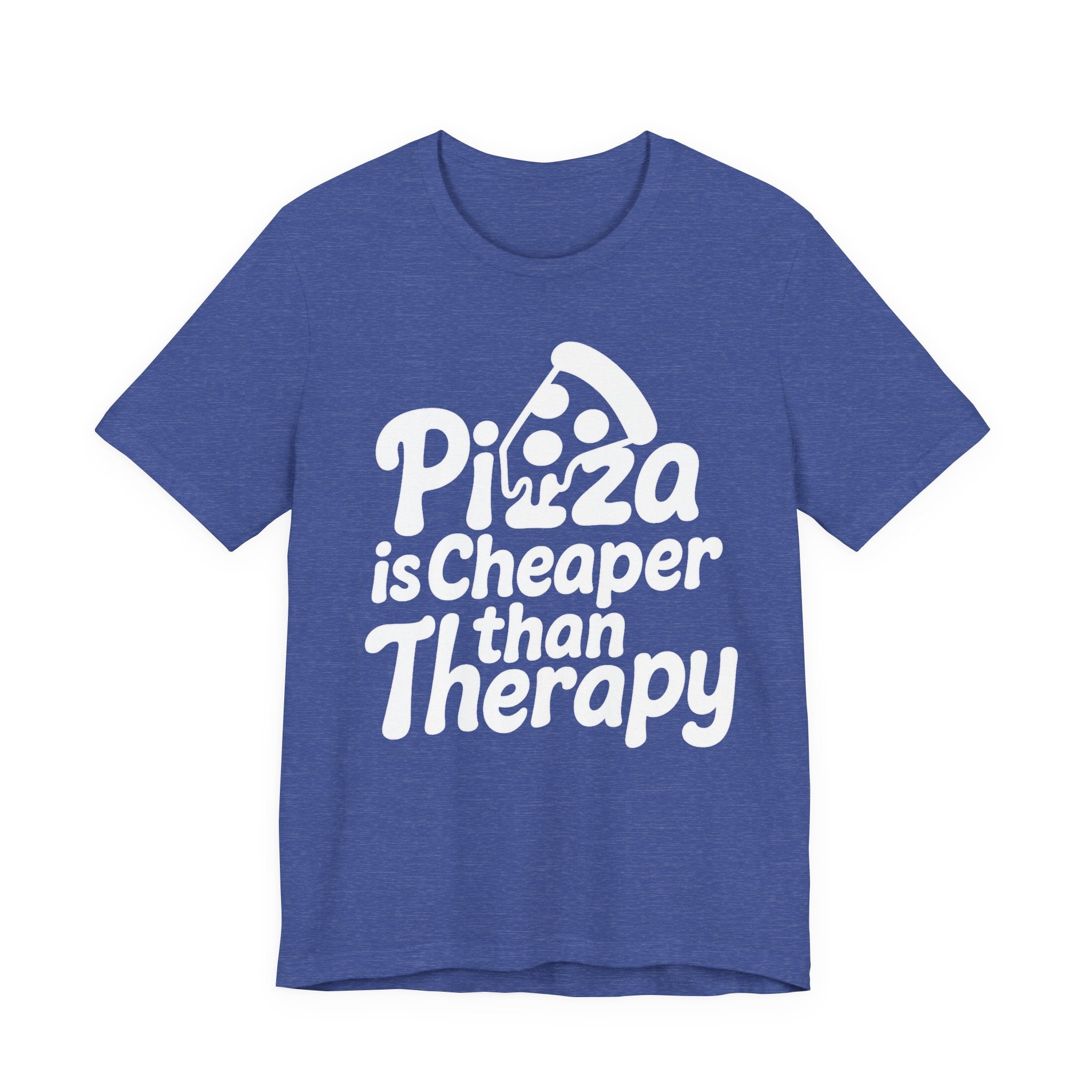 Pizza Is Cheaper Than Therapy Shirt – Funny Pizza T-Shirt for Pizza Lovers | Unique Pizza Gifts & Graphic Tees
