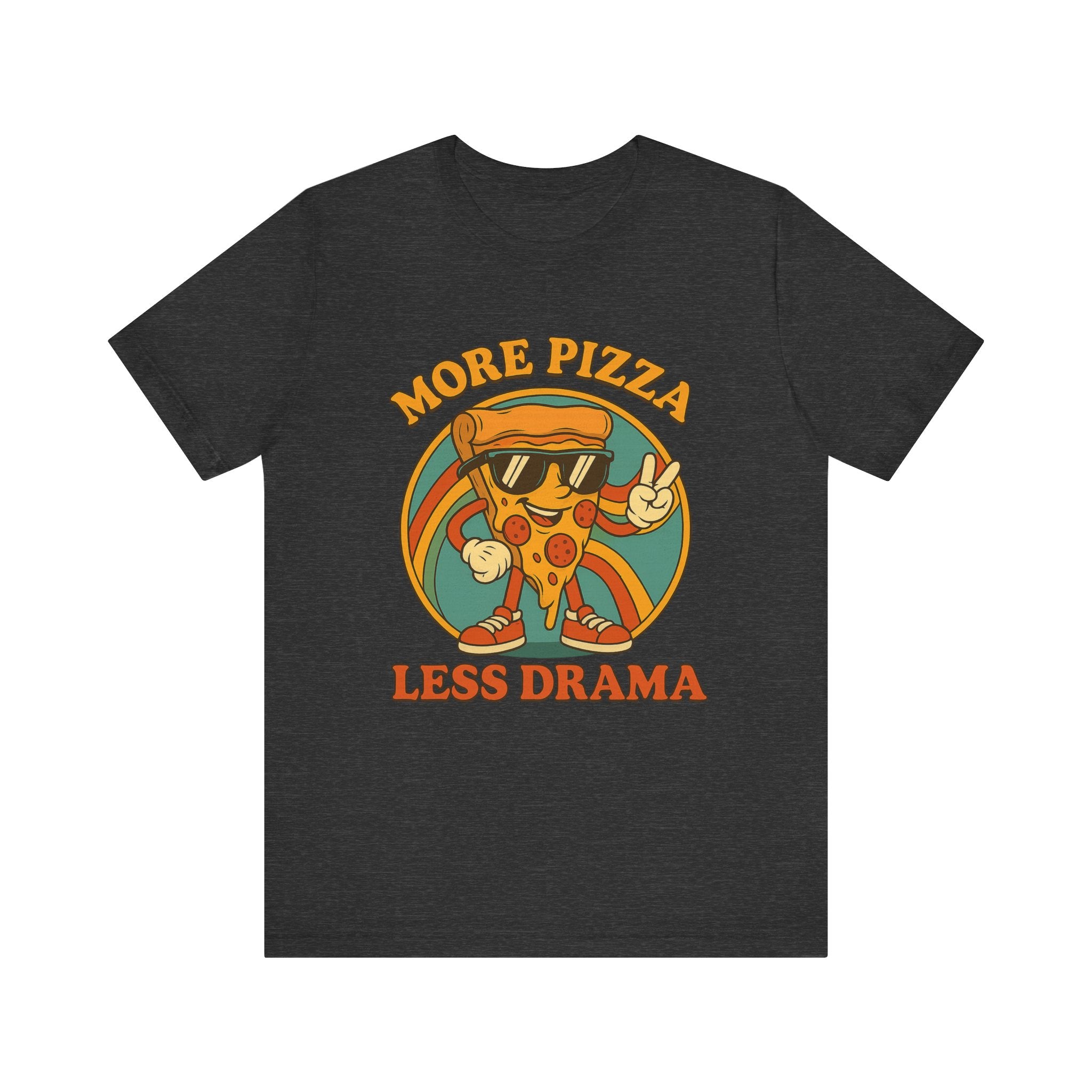More Pizza Less Drama Shirt – Funny Pizza T-Shirt for Pizza Lovers | Unique Pizza Gifts & Graphic Tees