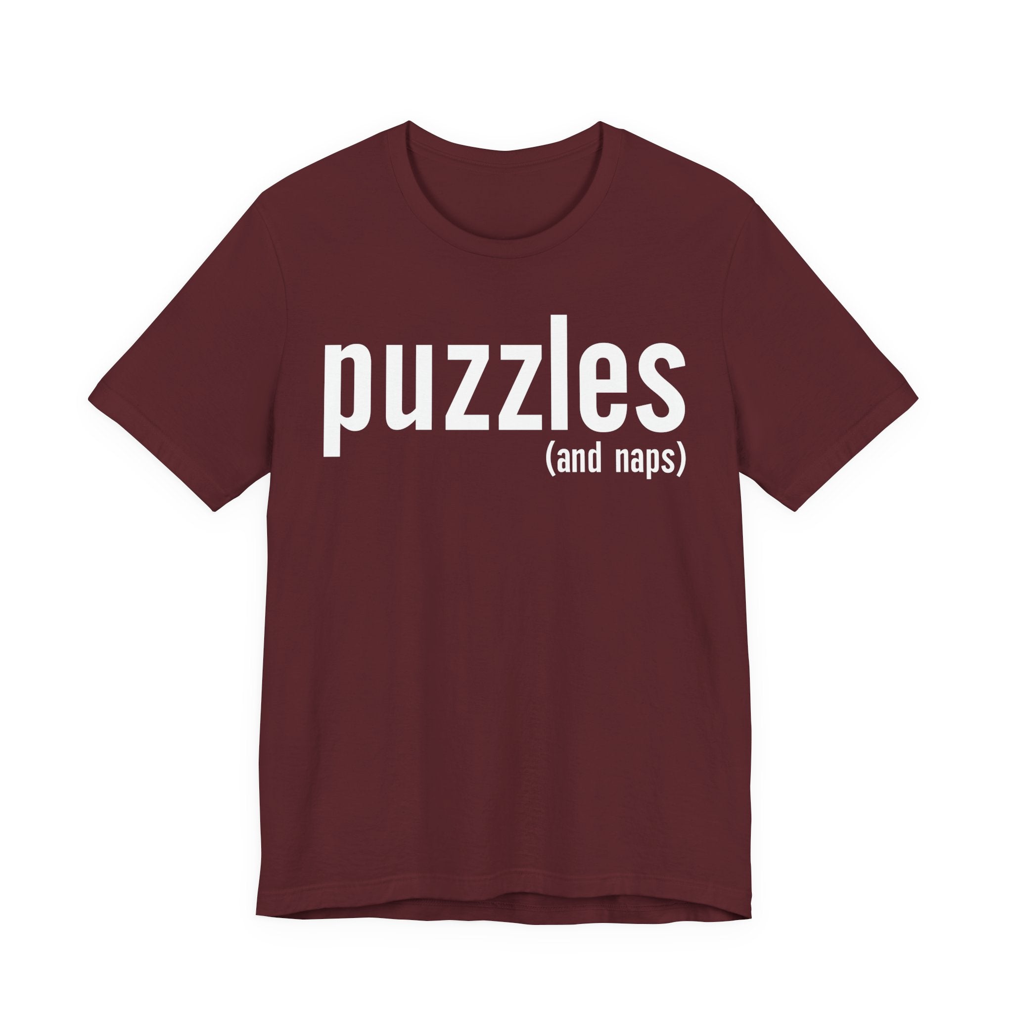 Puzzle and Naps Shirt – Funny Puzzle T-Shirt for Puzzlers, Jigsaw Fans & Puzzle Lovers | Gifts for Puzzle Enthusiasts