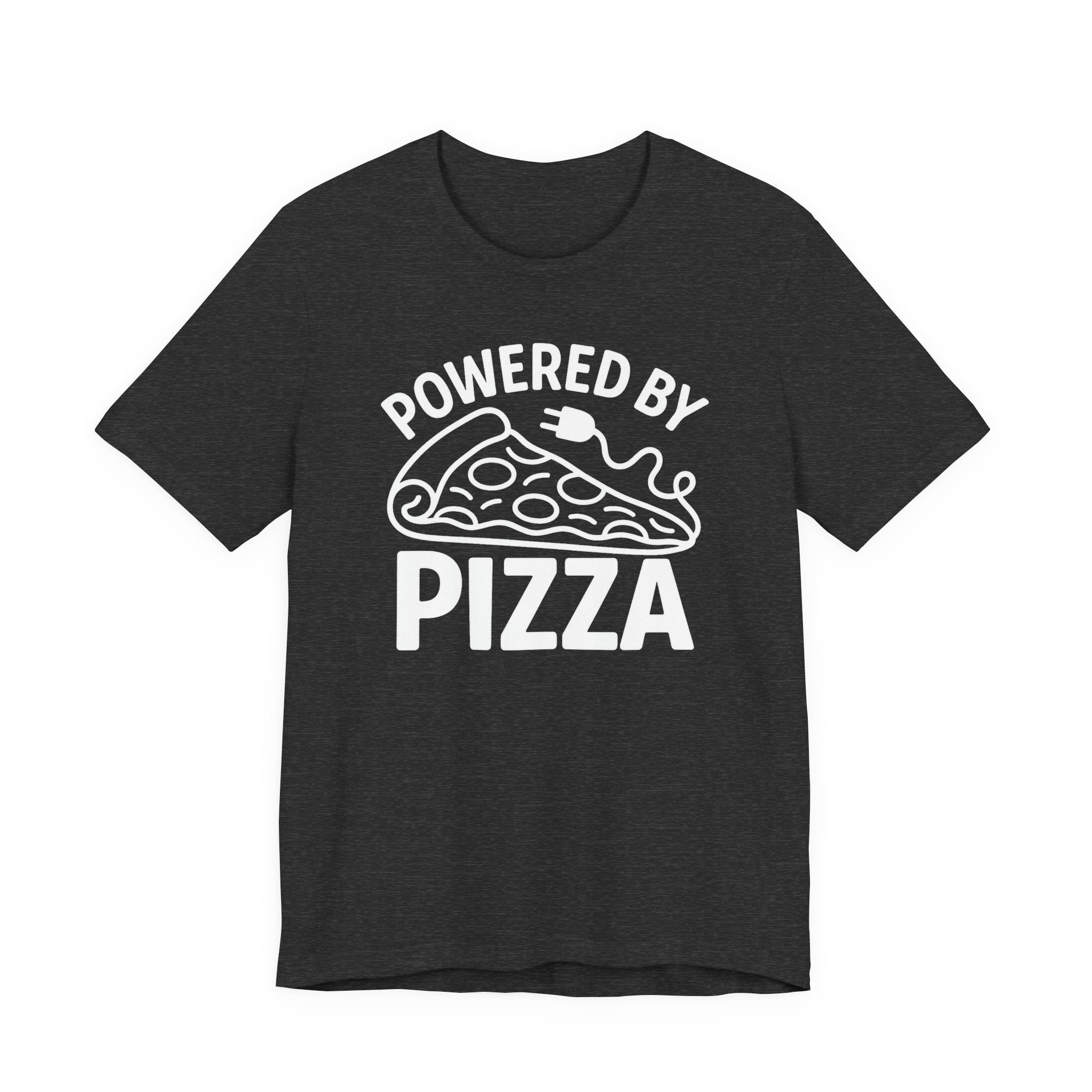 Powered by Pizza Shirt – Funny Pizza T-Shirt for Pizza Lovers | Unique Pizza Gifts & Graphic Tees T-Shirt