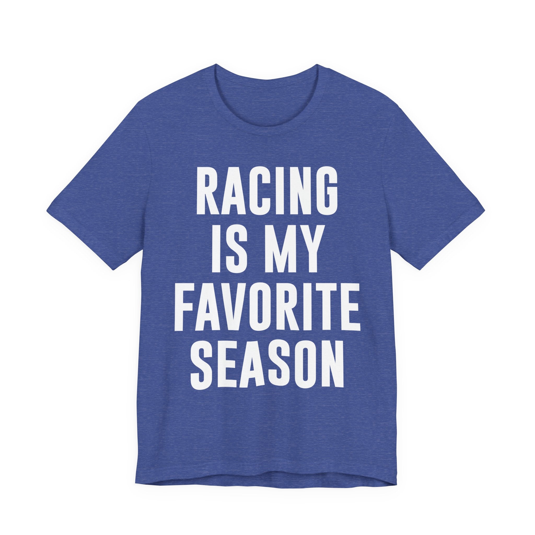 Racing Is My Favorite Season T-Shirt – Dirt Track & Oval Racing Shirt for Fans, Girlfriends & Wives | Funny Race Night Tee T-Shirt