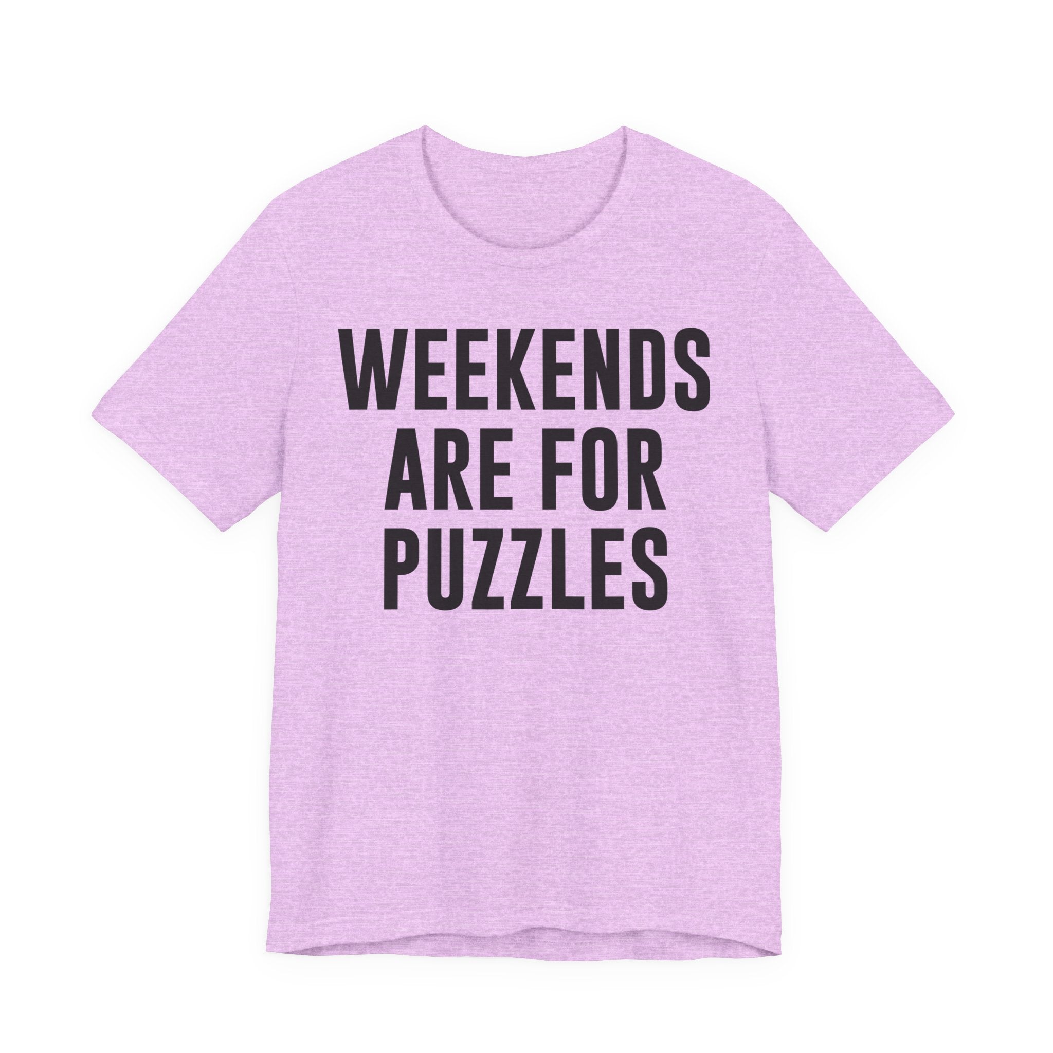 Weekends Are for Puzzles Shirt – Funny Puzzle T-Shirt for Puzzlers, Jigsaw Fans & Puzzle Enthusiasts | Gifts for Puzzle Lovers