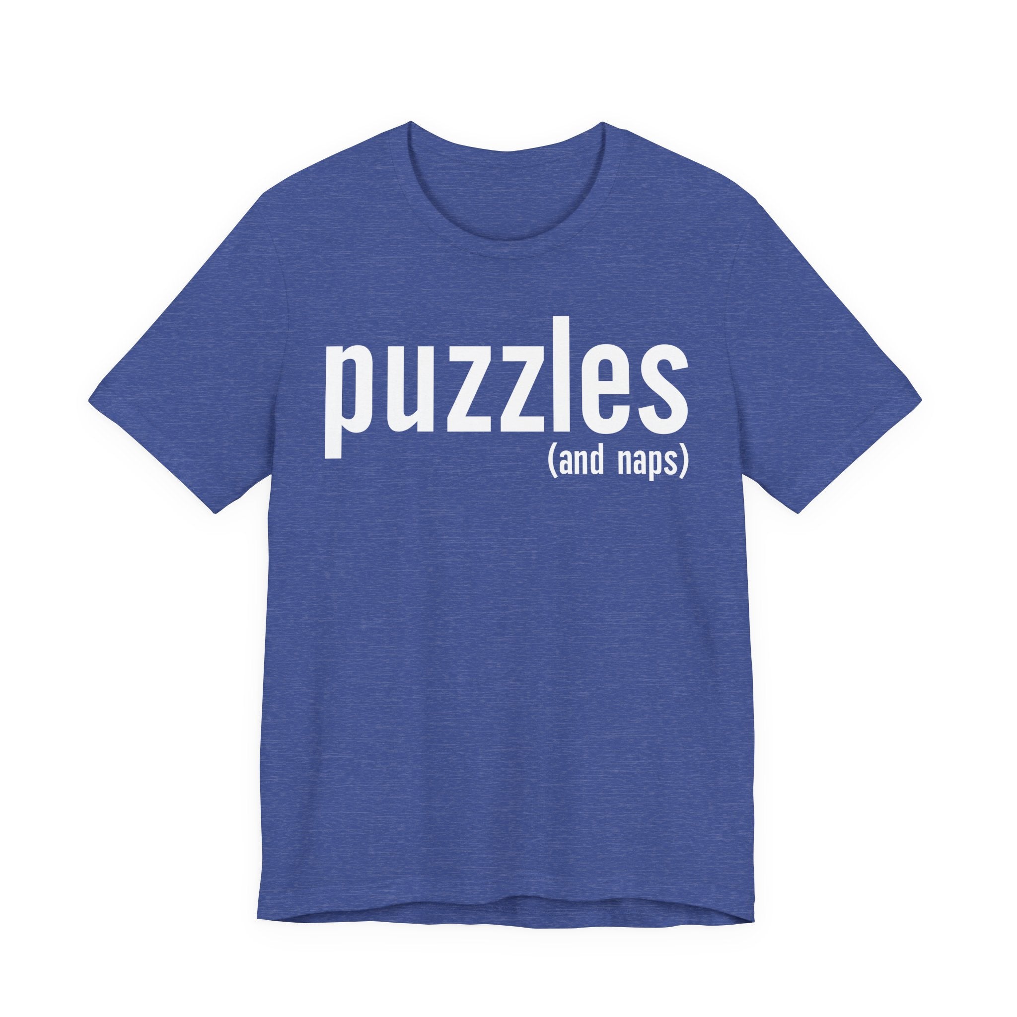 Puzzle and Naps Shirt – Funny Puzzle T-Shirt for Puzzlers, Jigsaw Fans & Puzzle Lovers | Gifts for Puzzle Enthusiasts