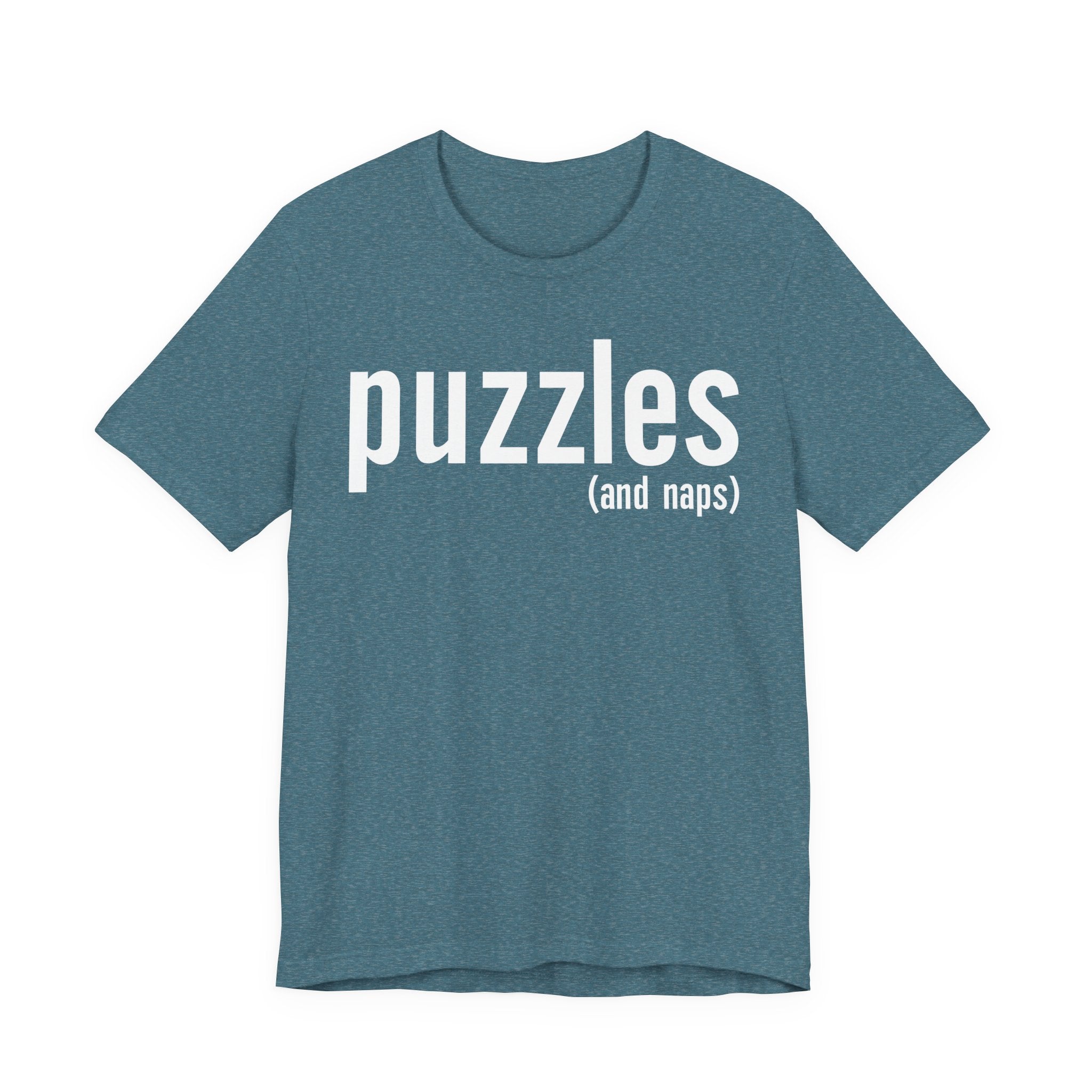 Puzzle and Naps Shirt – Funny Puzzle T-Shirt for Puzzlers, Jigsaw Fans & Puzzle Lovers | Gifts for Puzzle Enthusiasts