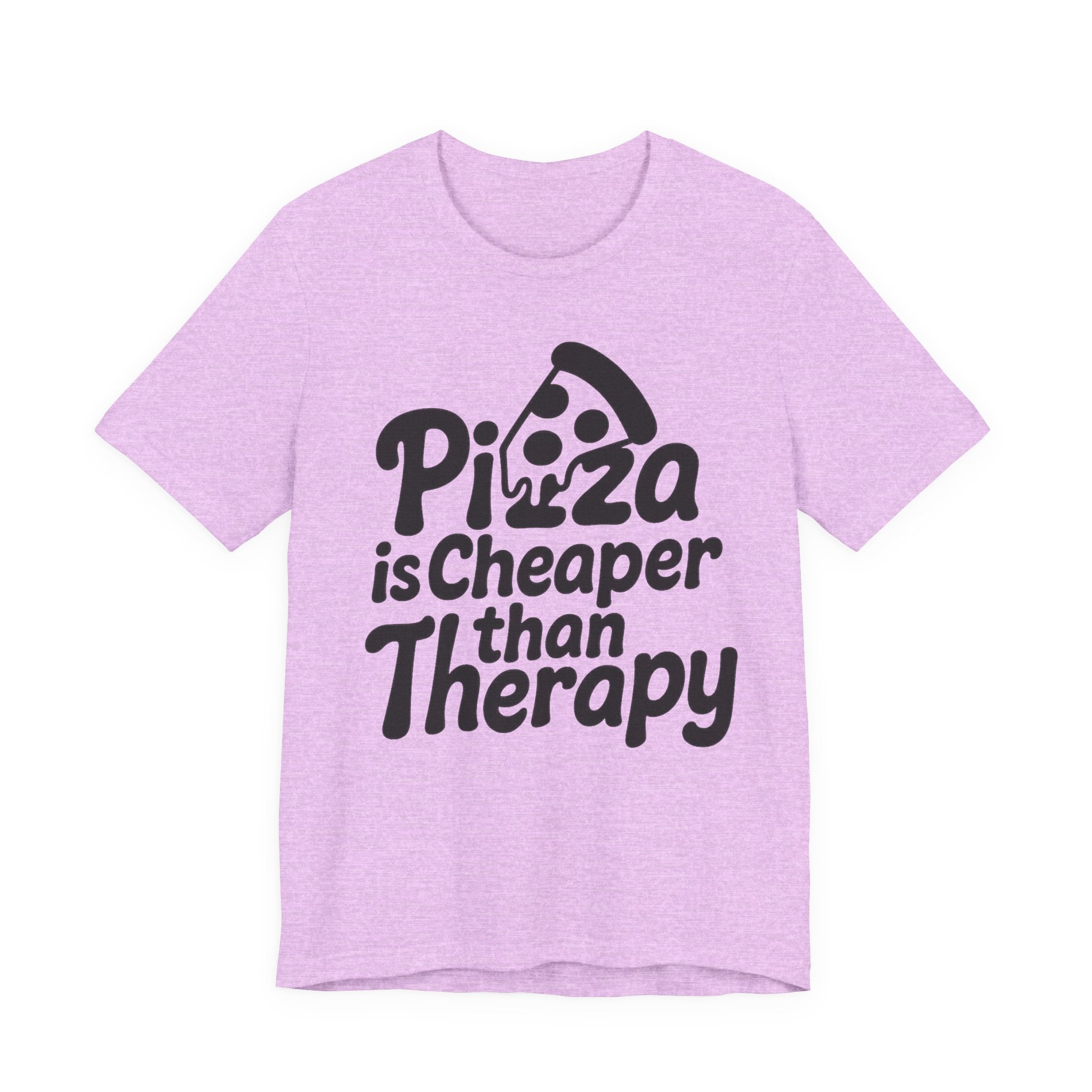 Pizza Is Cheaper Than Therapy Shirt – Funny Pizza T-Shirt for Pizza Lovers | Unique Pizza Gifts & Graphic Tees