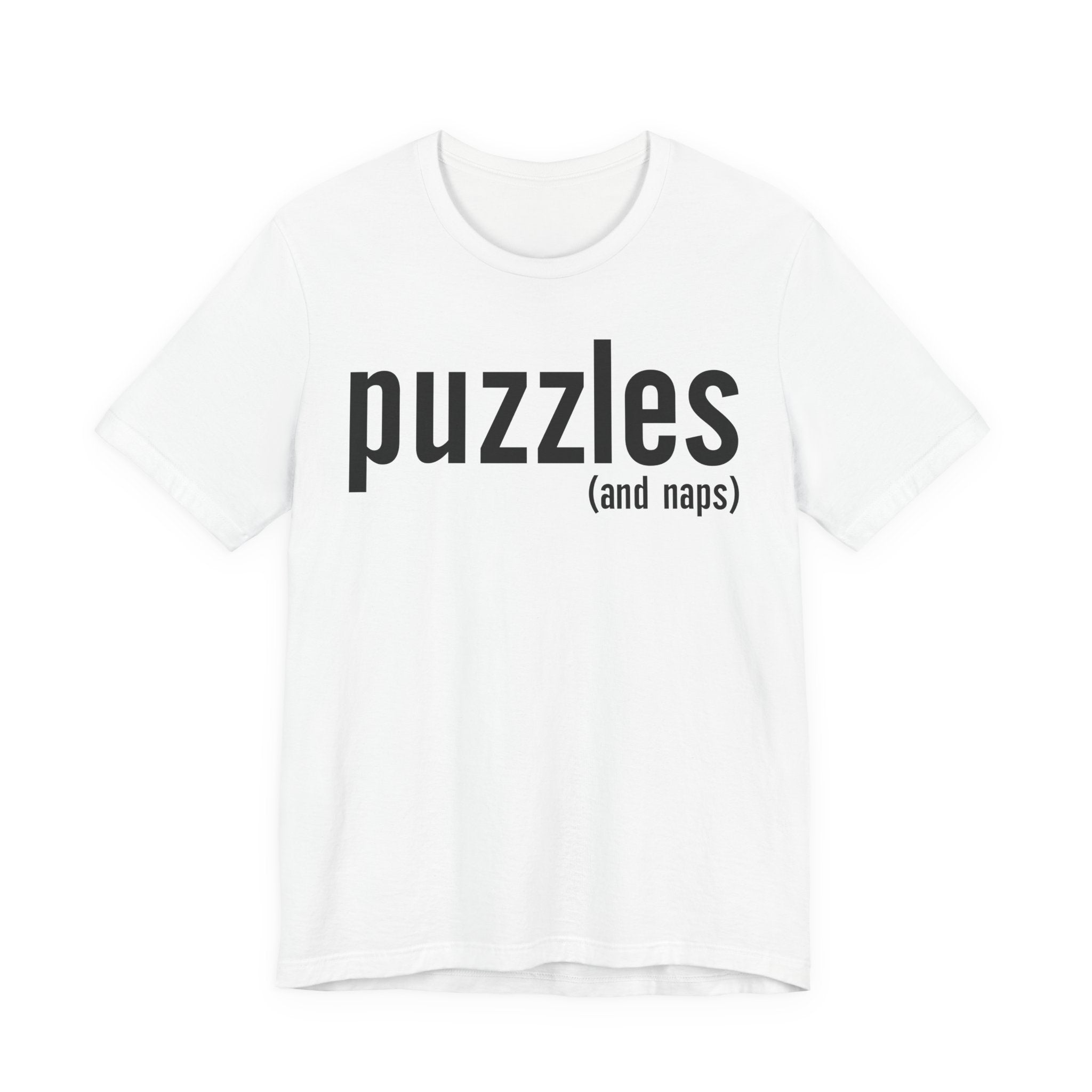 Puzzle and Naps Shirt – Funny Puzzle T-Shirt for Puzzlers, Jigsaw Fans & Puzzle Lovers | Gifts for Puzzle Enthusiasts