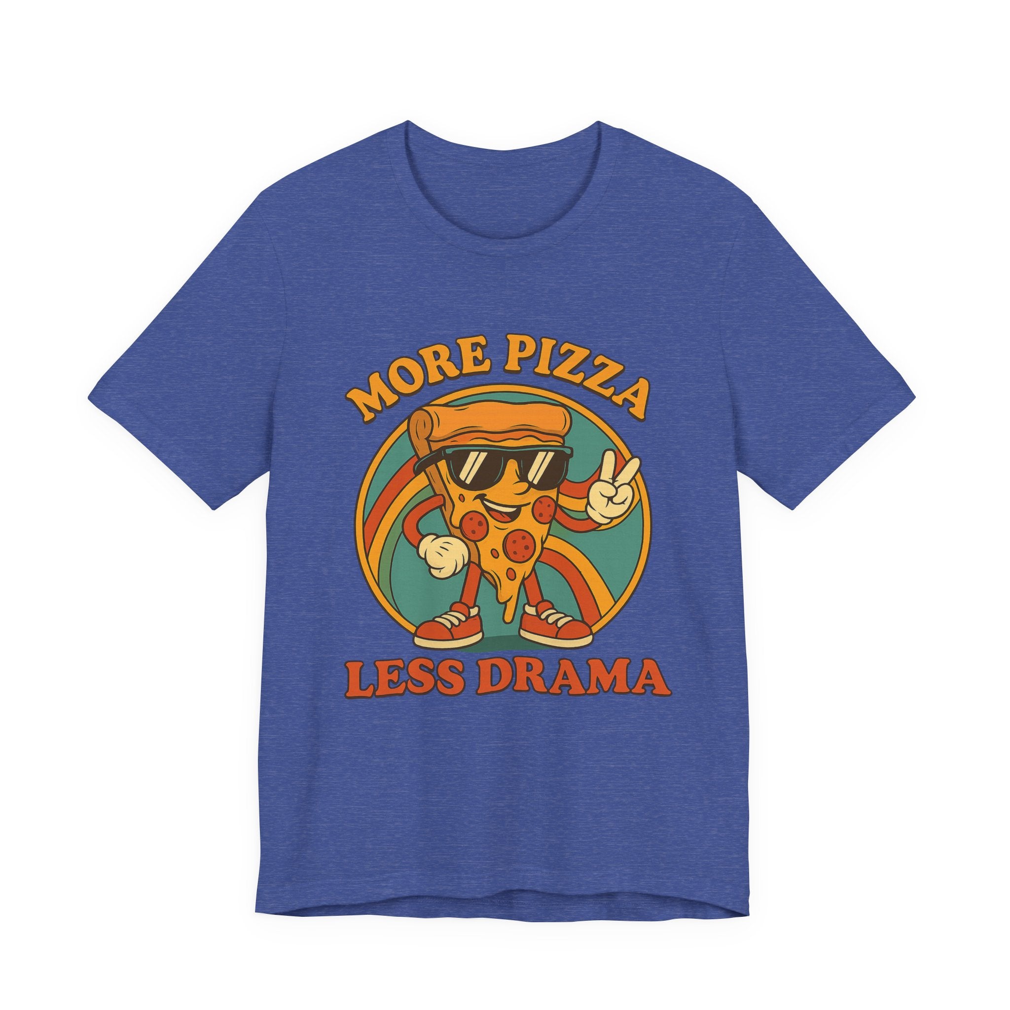 More Pizza Less Drama Shirt – Funny Pizza T-Shirt for Pizza Lovers | Unique Pizza Gifts & Graphic Tees